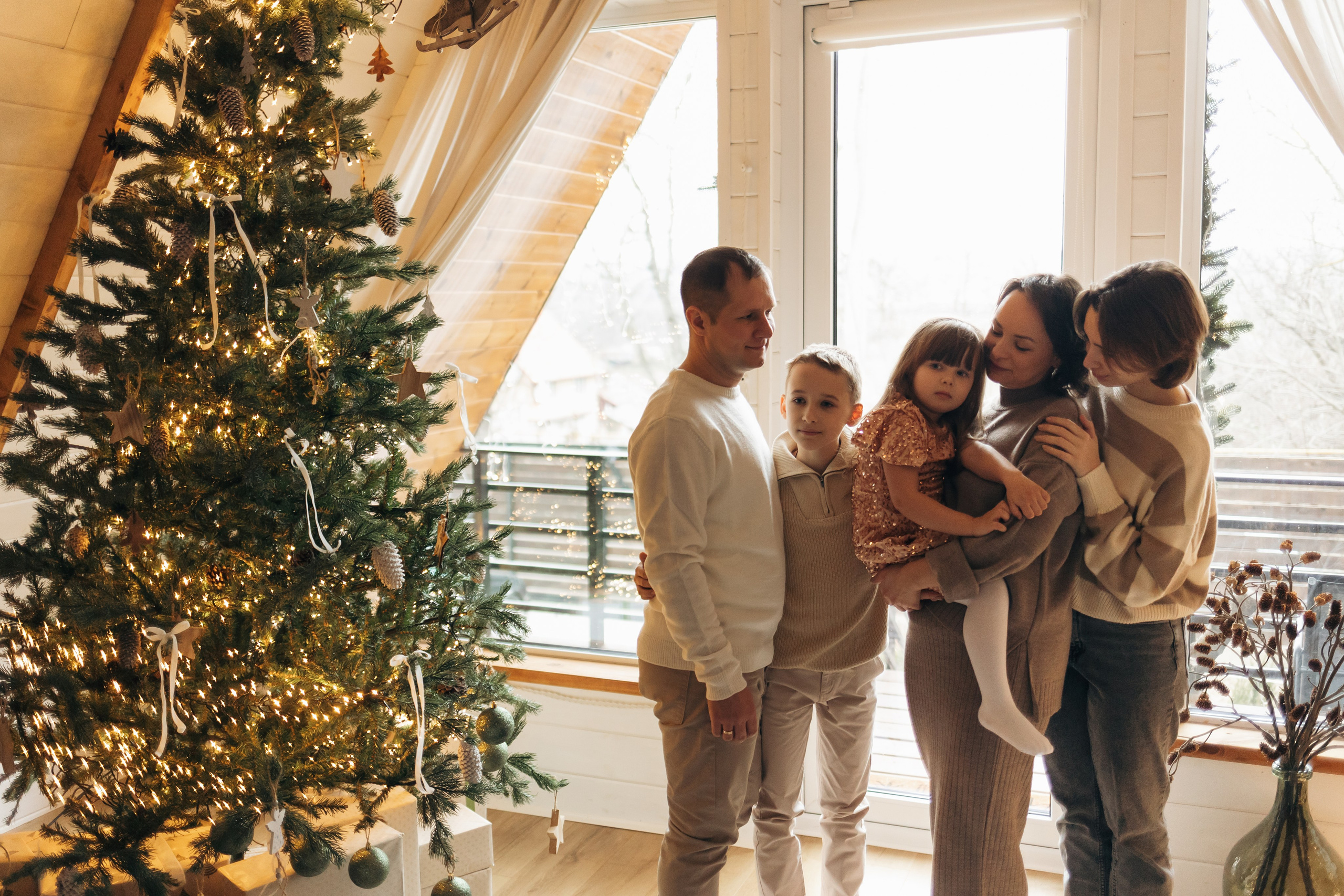 Lebedev's family Christmas 2025. Семейный фотограф в Кишинёве Пулькина Ольга