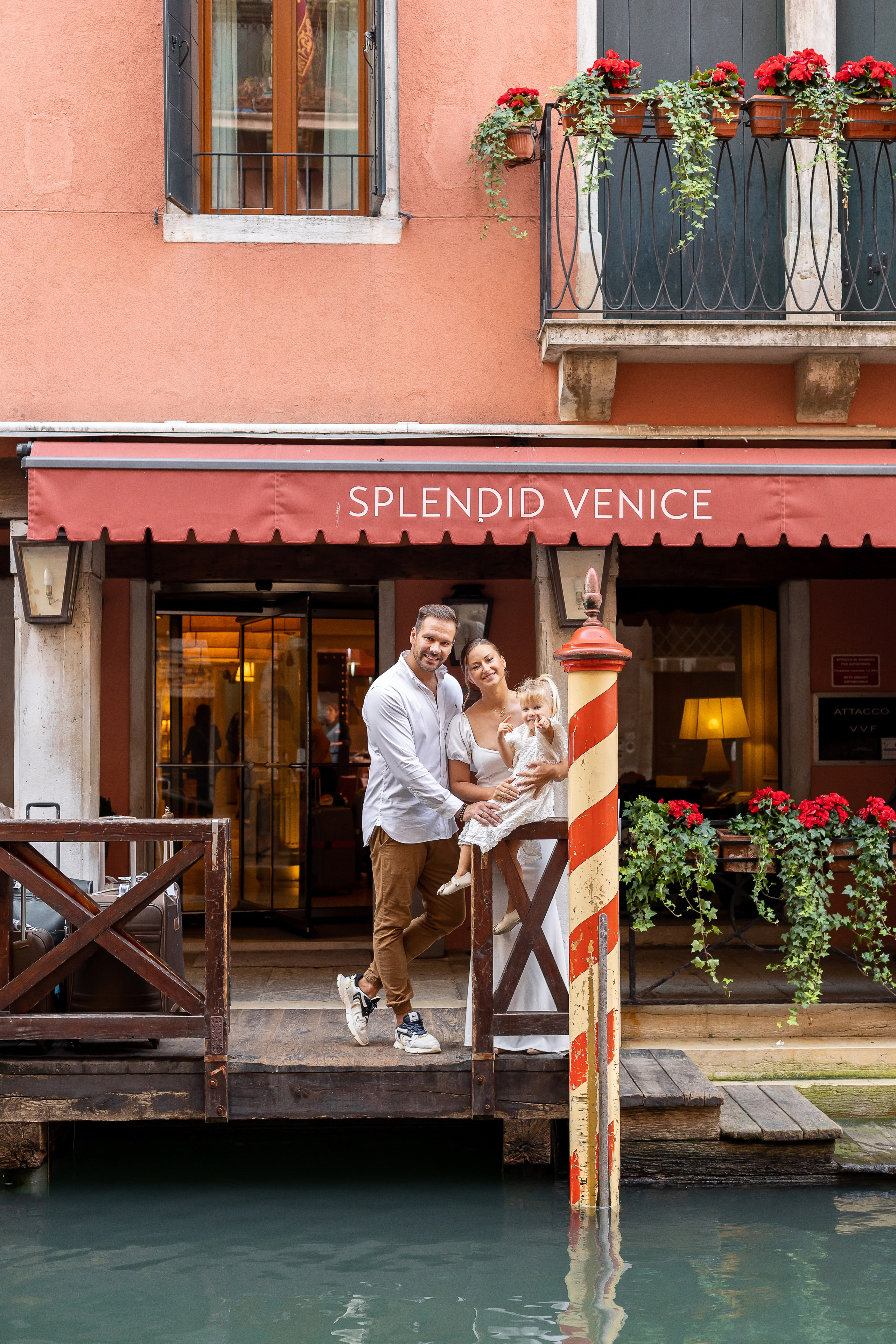 Emi and family at sunset