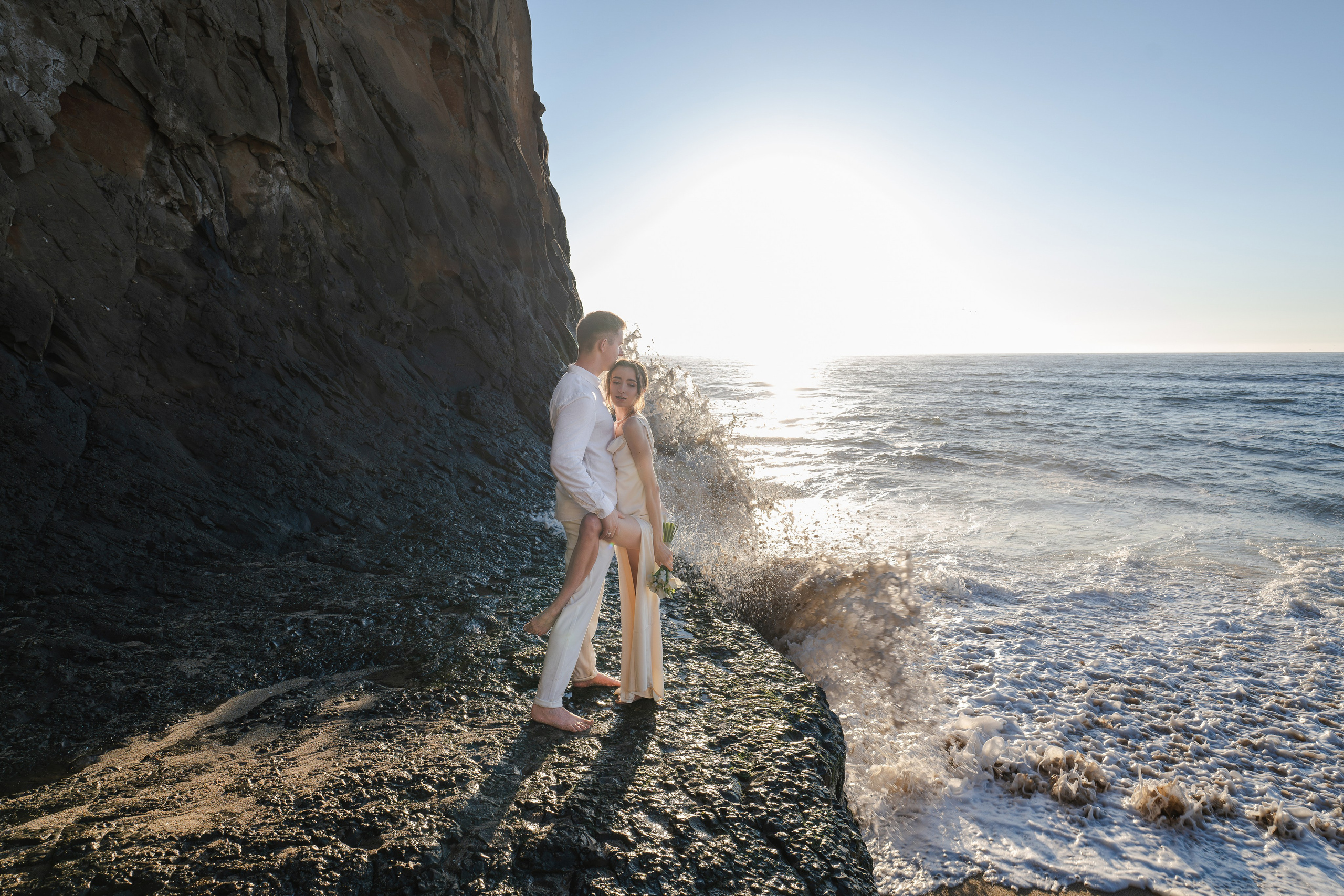 Ceremony by the Ocean🕊️. Wedding & Elopement Photographers in California