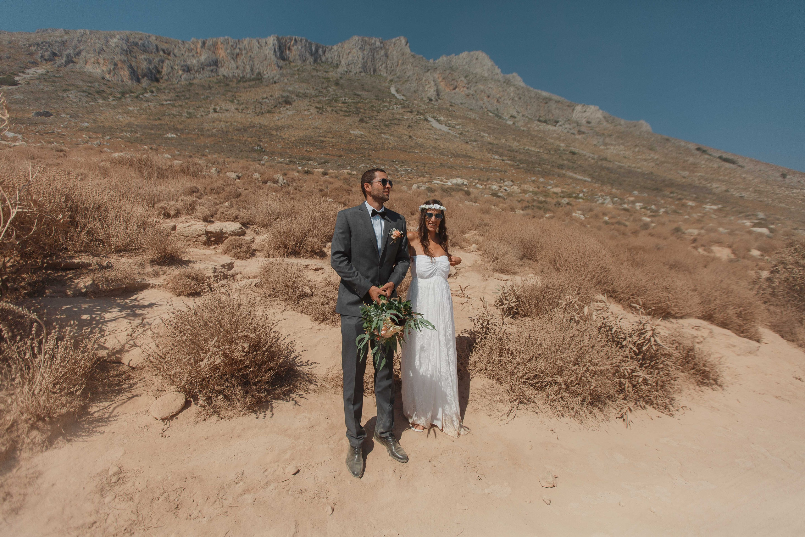 Marino & Steffi, Crete. Denny Savon — Photographer in Santorini | Weddings, Love Stories & Flying Dress