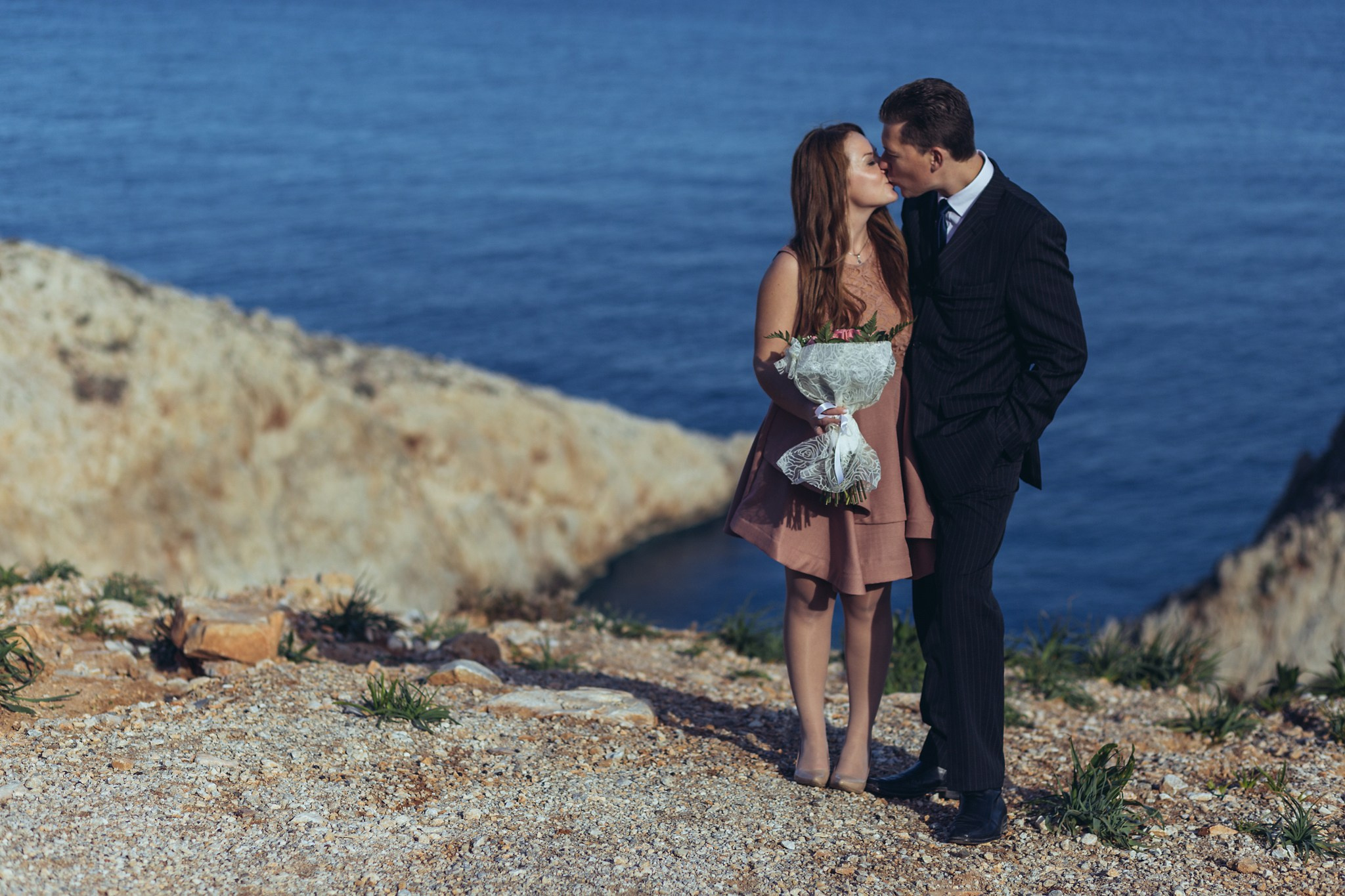 Ronalds & Svetlana, Crete. Denny Savon — Photographer in Santorini | Weddings, Love Stories & Flying Dress