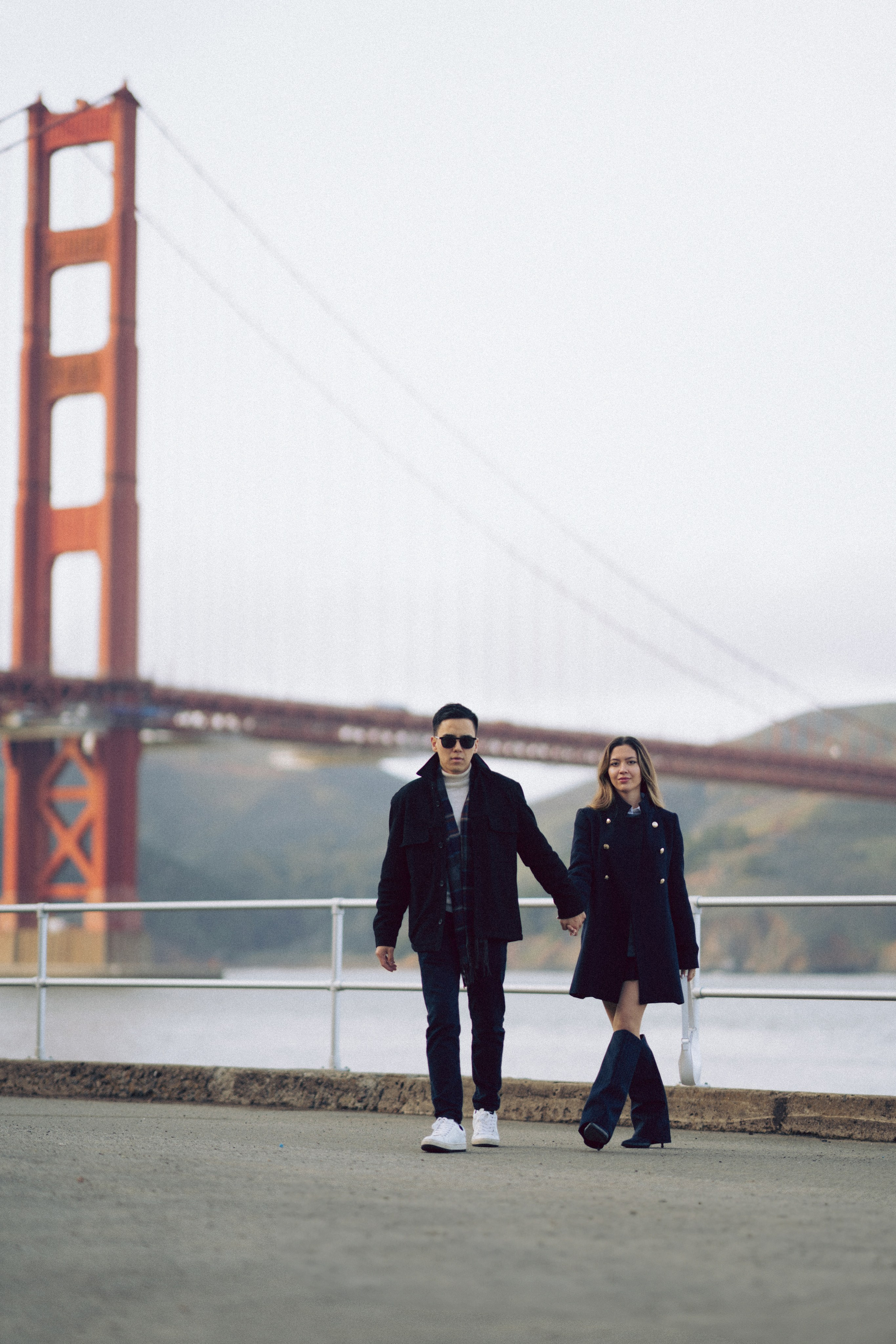 Couple Session at Torpedo Wharf and Baker Beach. Soulo Photography | San Francisco Bay Area Based Photographer