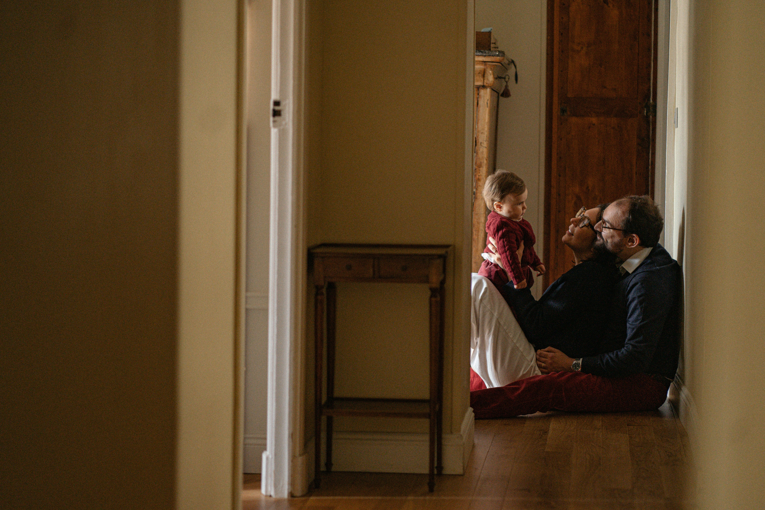 Домашняя семейная съемка в Париже. Photographe lifestyle à Paris