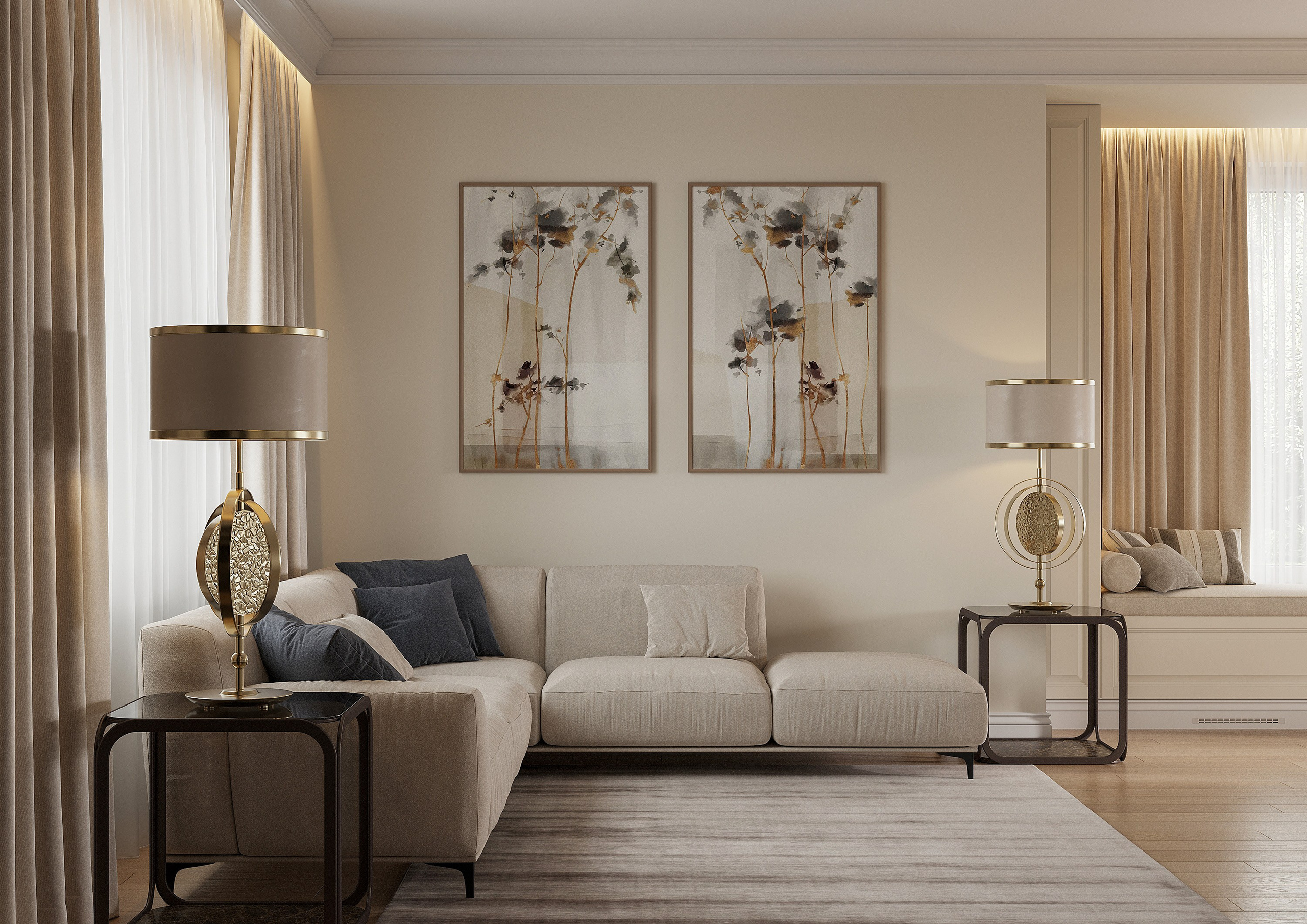 Private Residence in Jūrmala. Interior Design Studio 4 Stūri