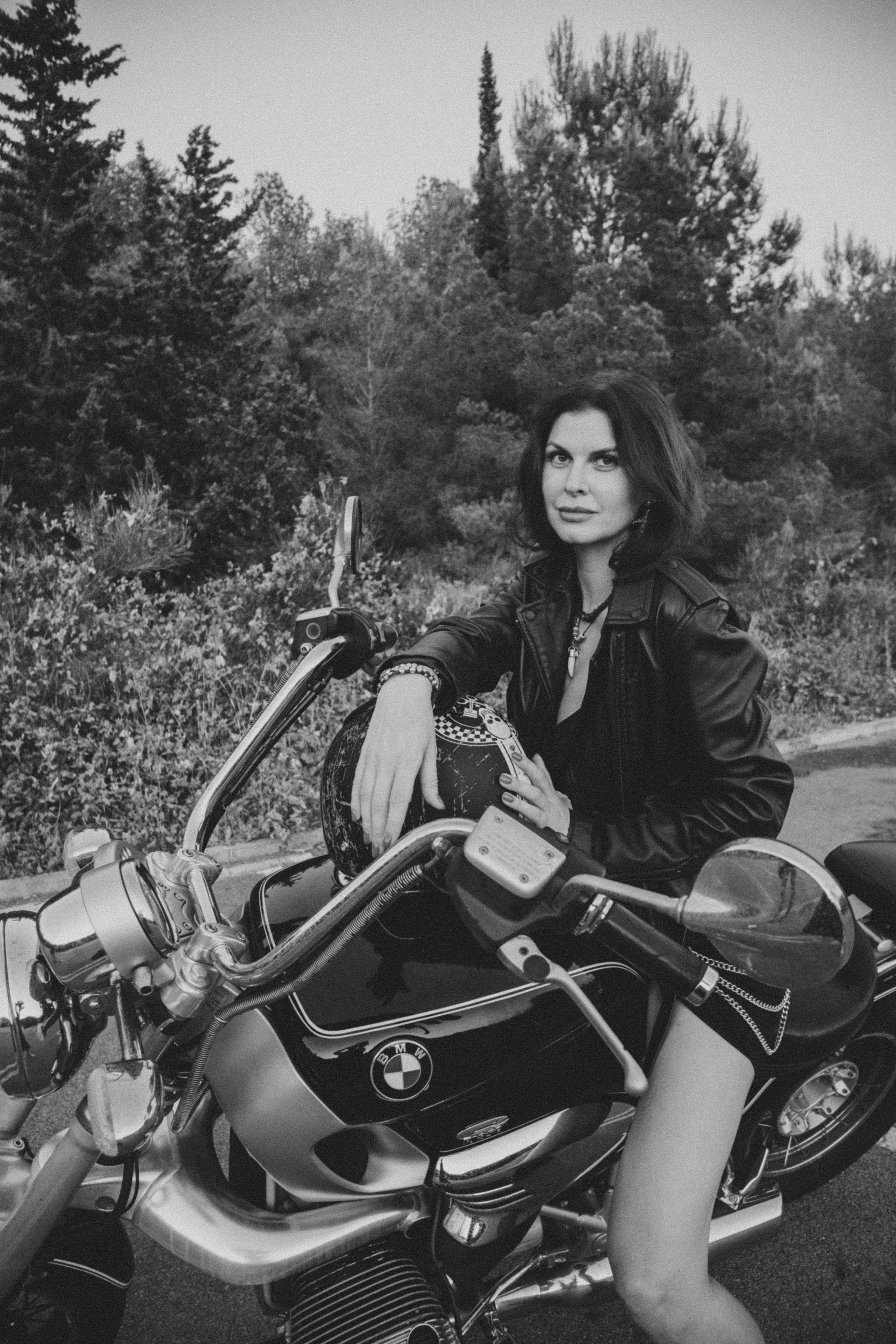 Фотосессия пары на мотоцикле. Профессиональная фотосъемка в Калафелле — Елена Медведева