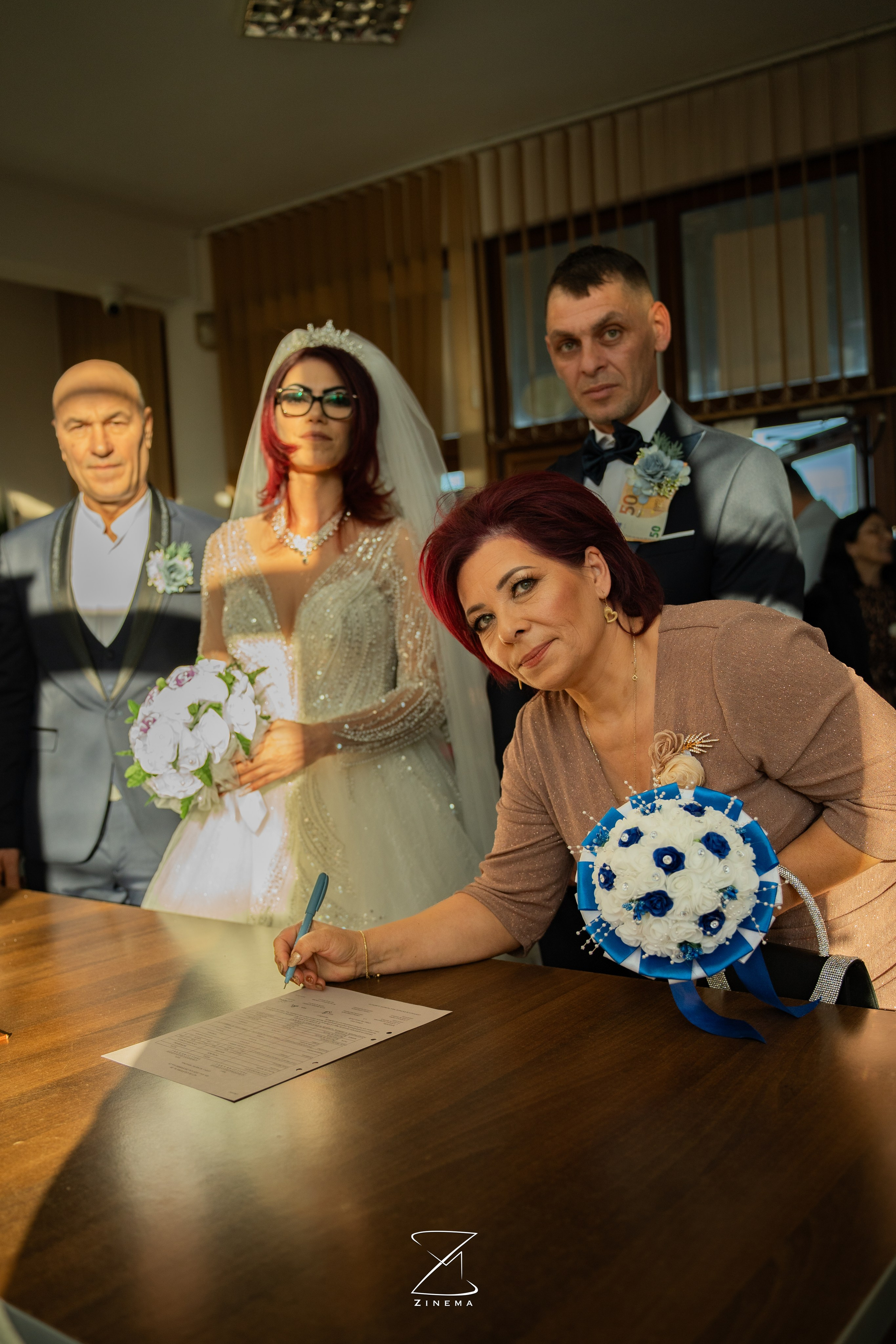 CLAUDIA and MARIAN — WEDDING. Z I N E M A