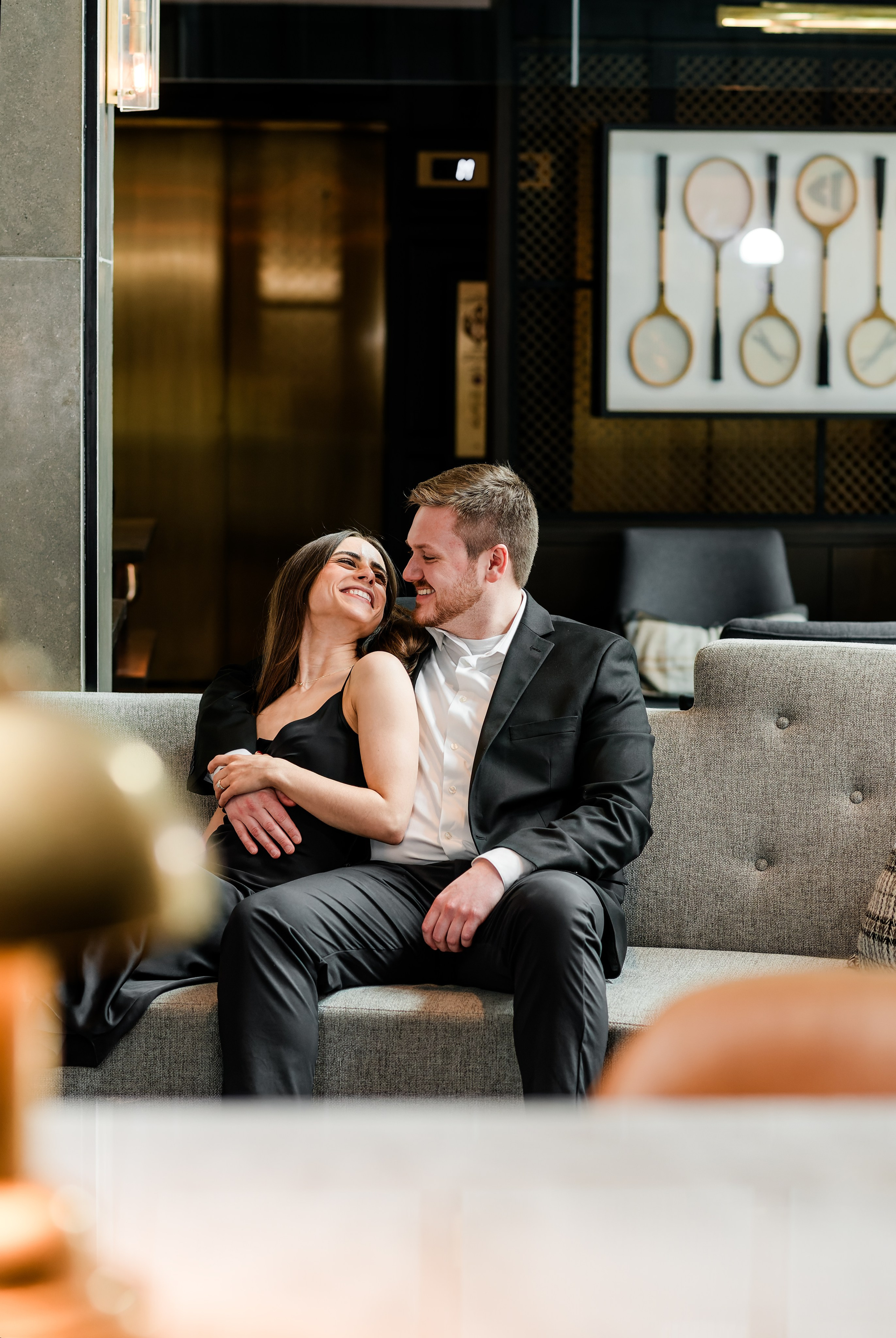 Romantic Engagement Session Purdue Memorial Union | Lafayette Indiana Photographer. Alexandria Danielle Photography | Fort Wayne & Indianapolis Wedding Photographer