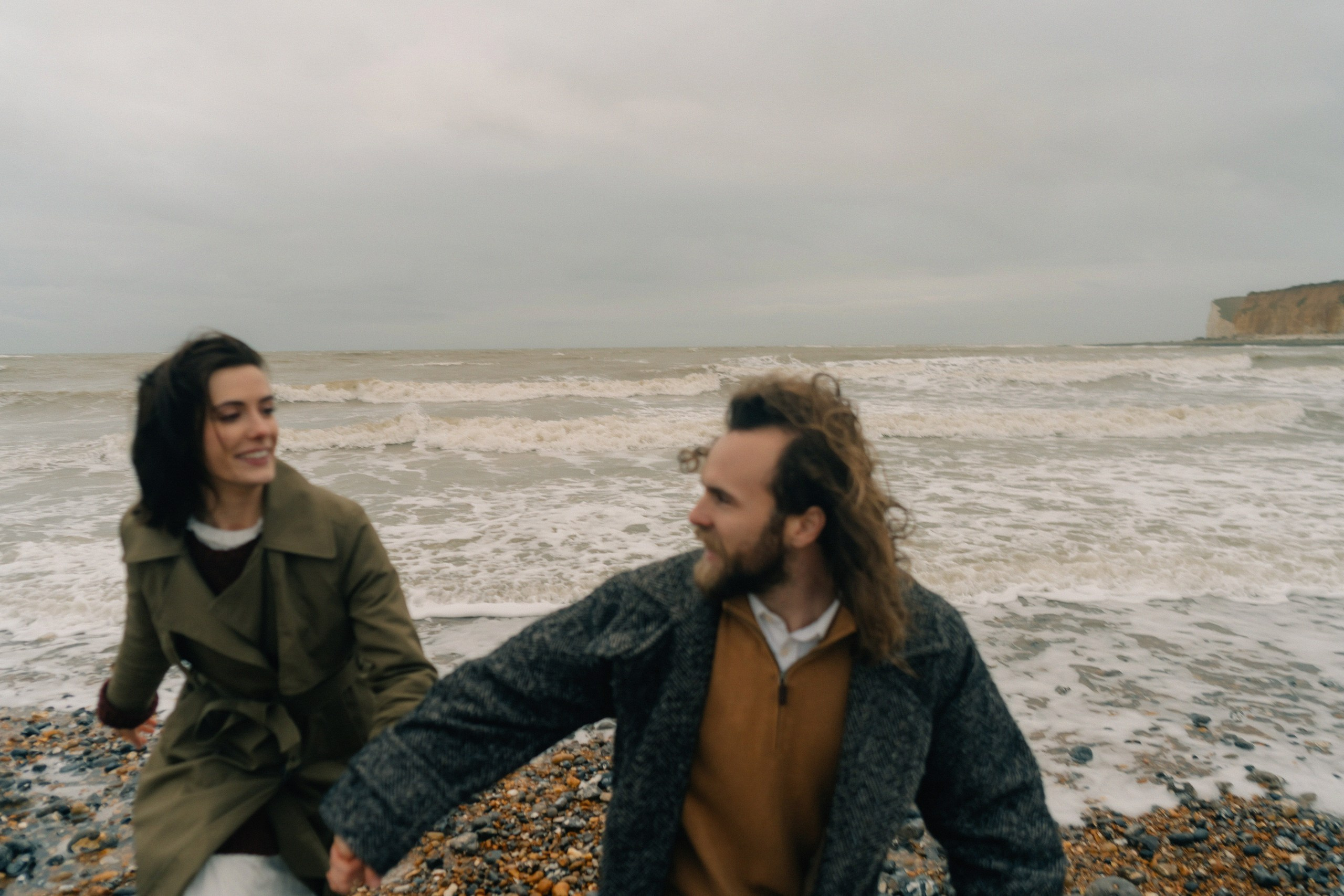 Engagement session in Seven Sisters. London portrait and family photographer