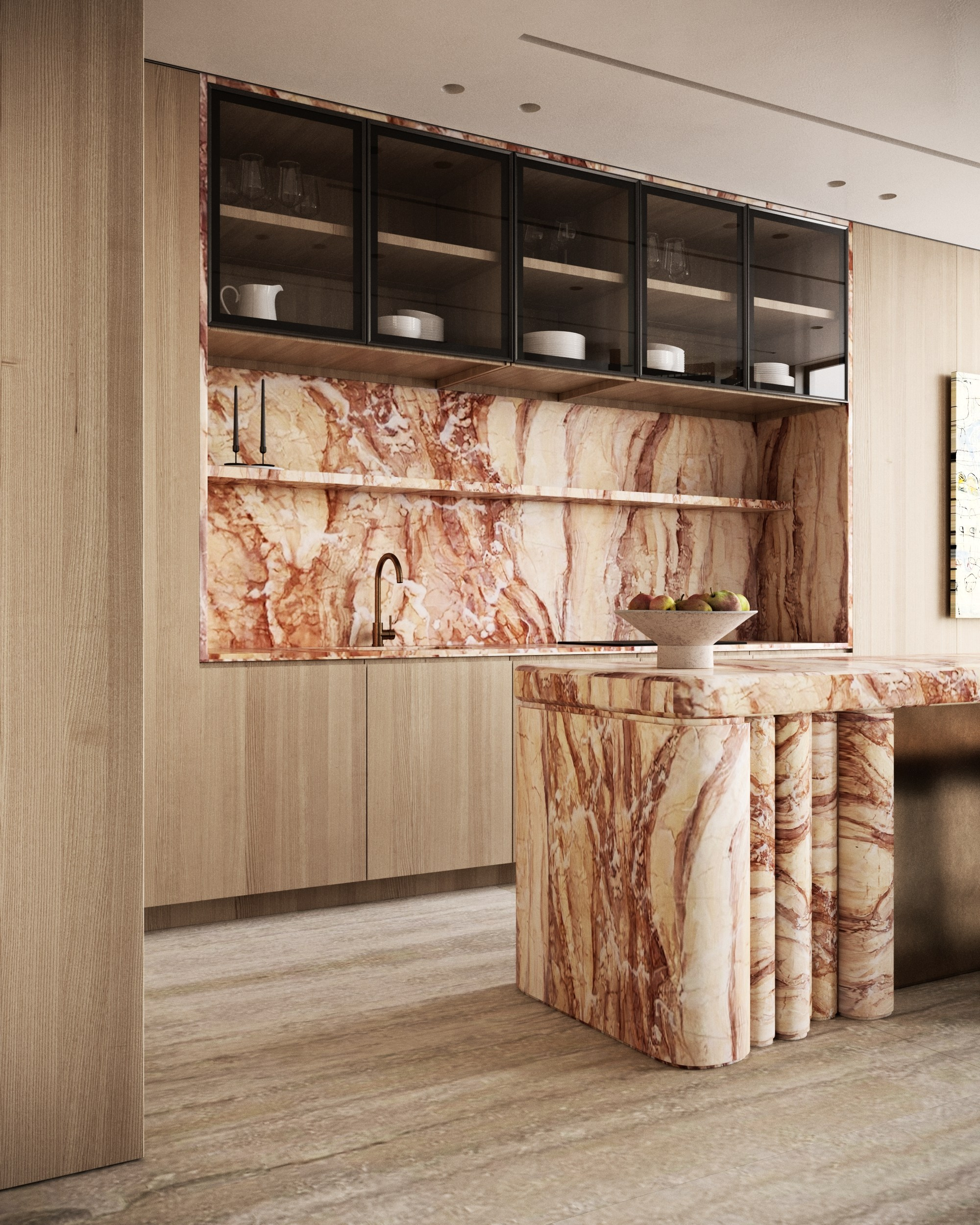 Jumeirah Islands Villa / C’est Ici. Interior designer / visualizer Lisa Oputina