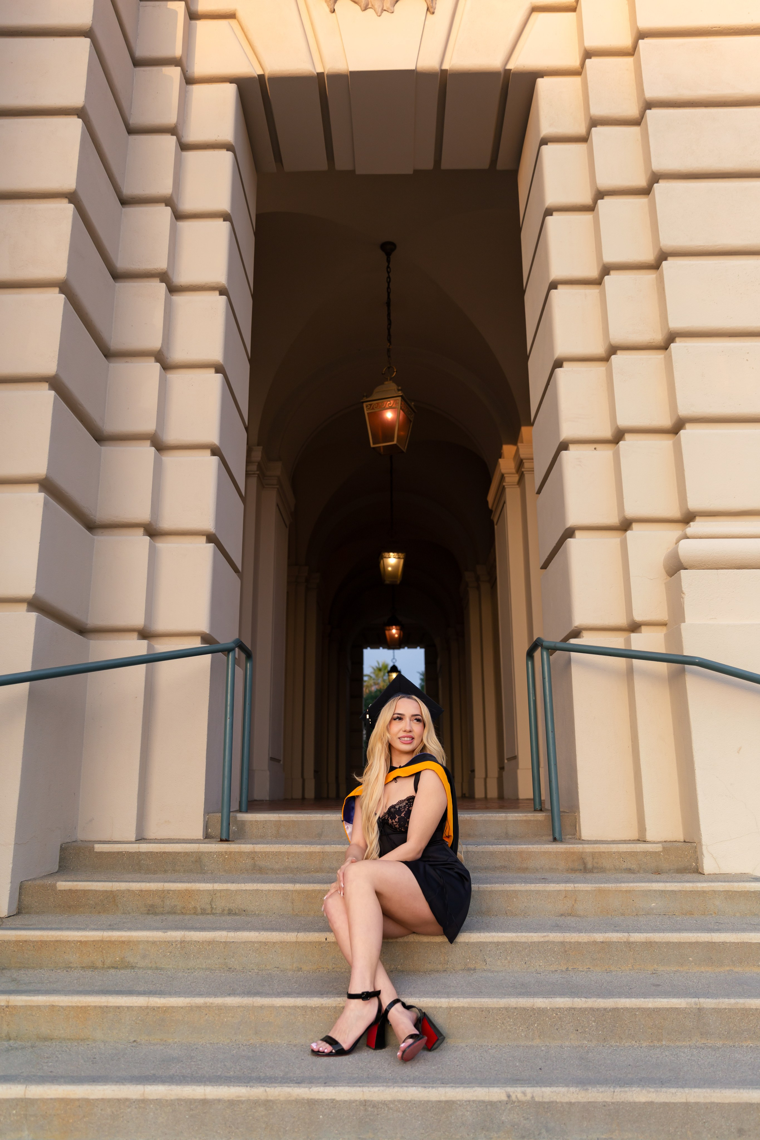 Pasadena City Hall Graduation. Los Angeles portrait photographer Valeria Kasatkina