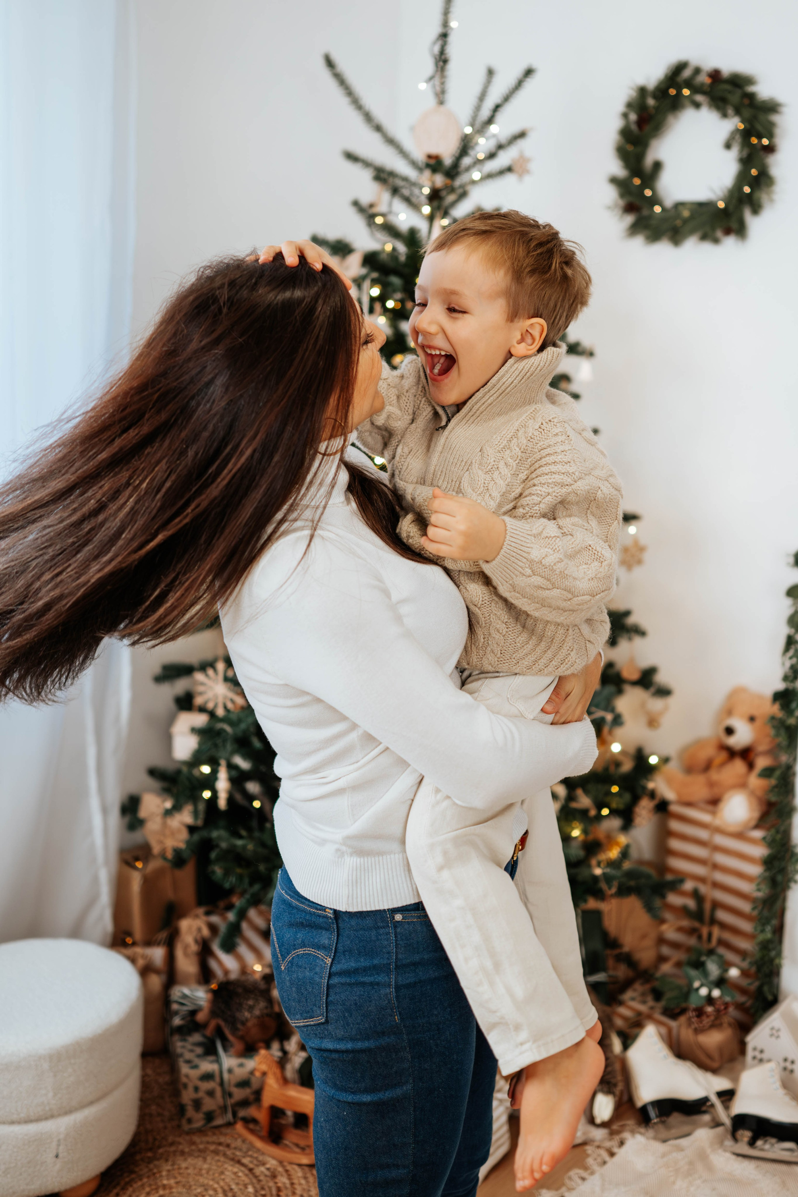 Cvetkovići - novogodišnje fotografisanje. Dečiji i porodični fotograf