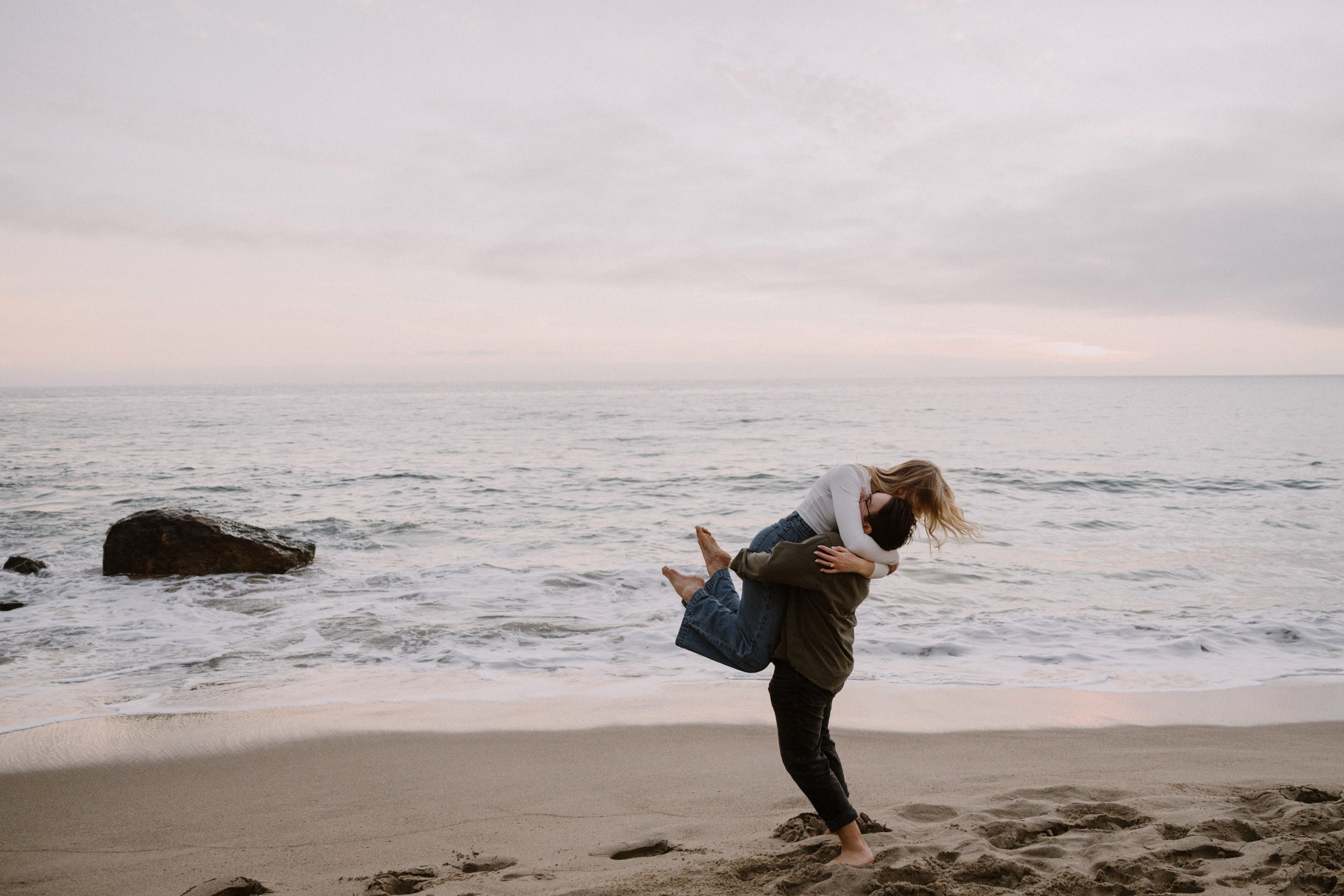 Proposal Session at Point Dume, Malibu | Taya Frank. Southern California Family and Couple Photographer