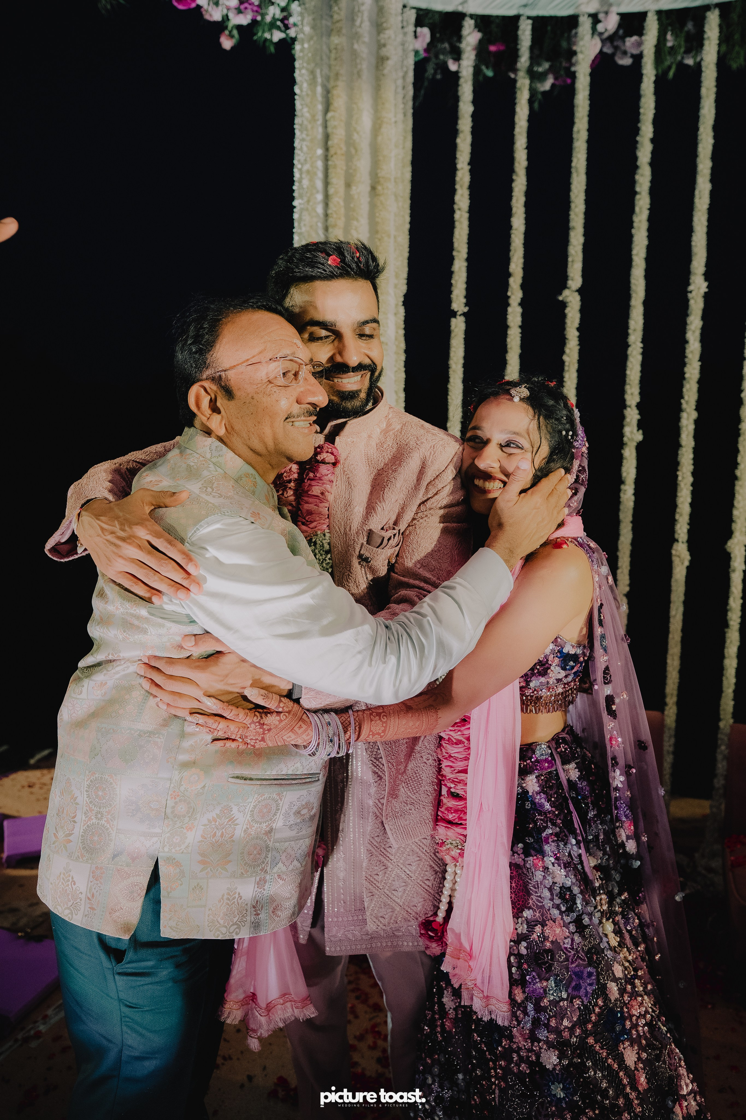 Varamala Ft. Barbie & Aneesh. Fine art Wedding Photographers in India & Canada