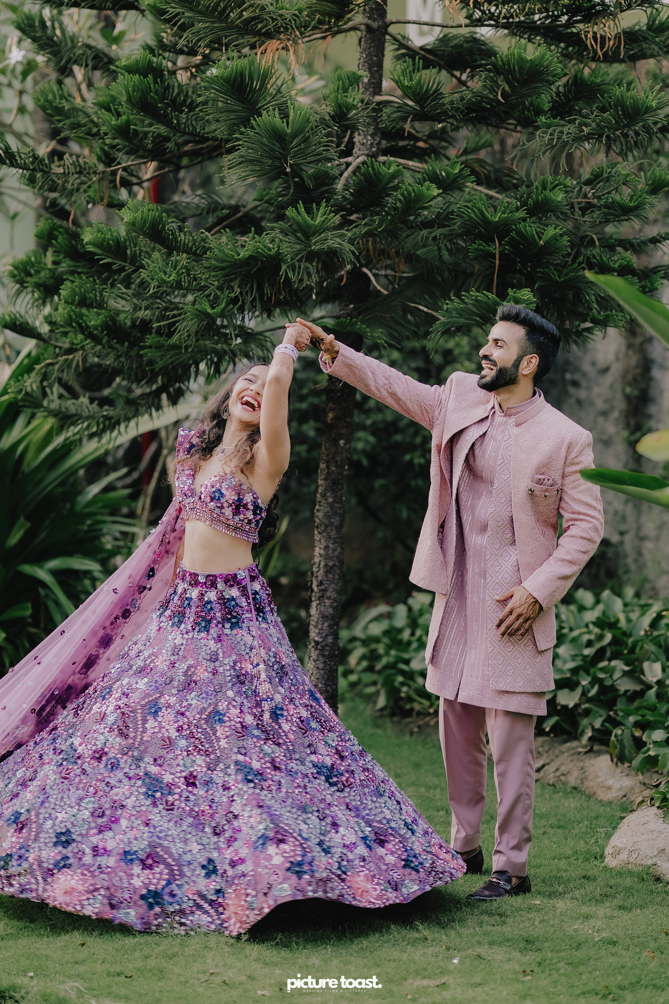 Varamala Ft. Barbie & Aneesh. Fine art Wedding Photographers in India & Canada