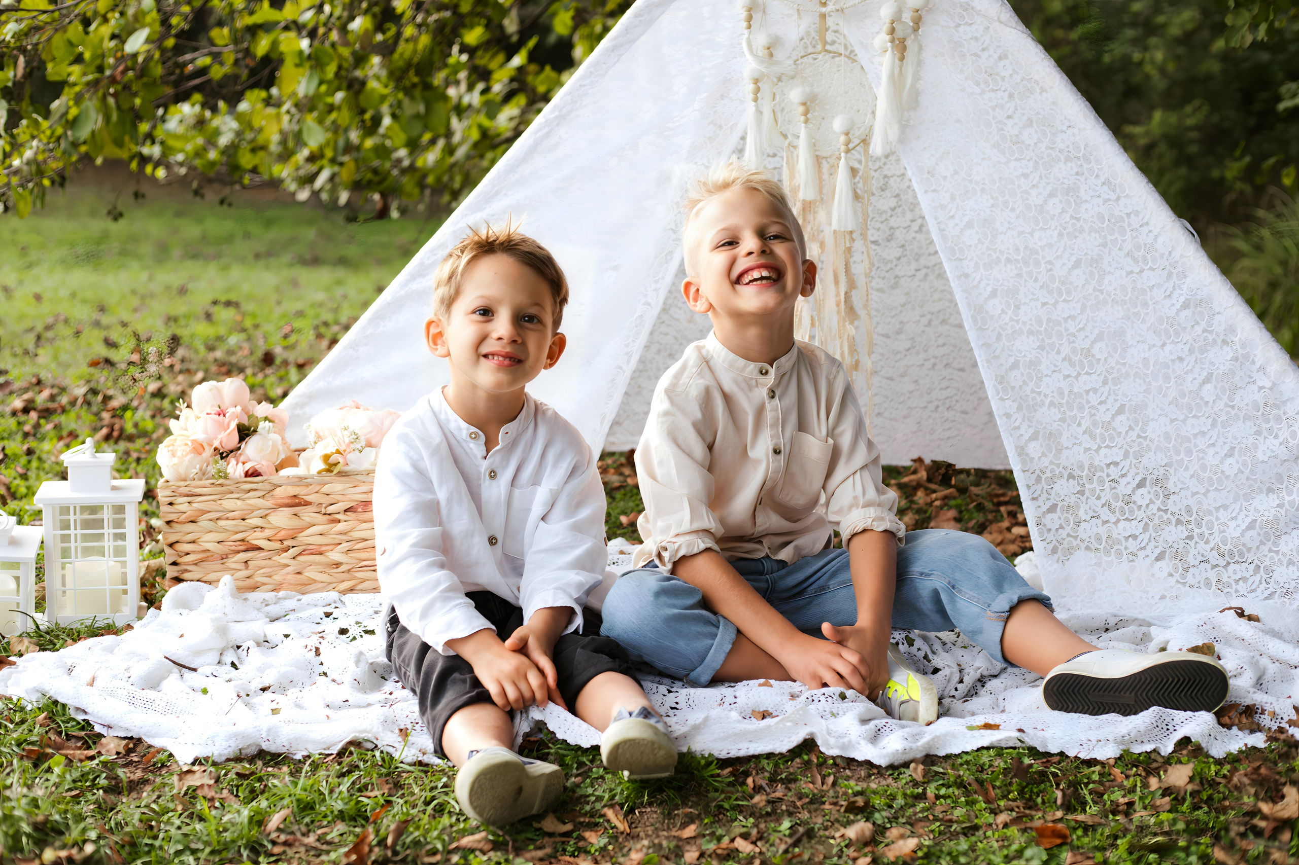 Maggie e la sua bellissima famiglia. Luci e Capricci Photography