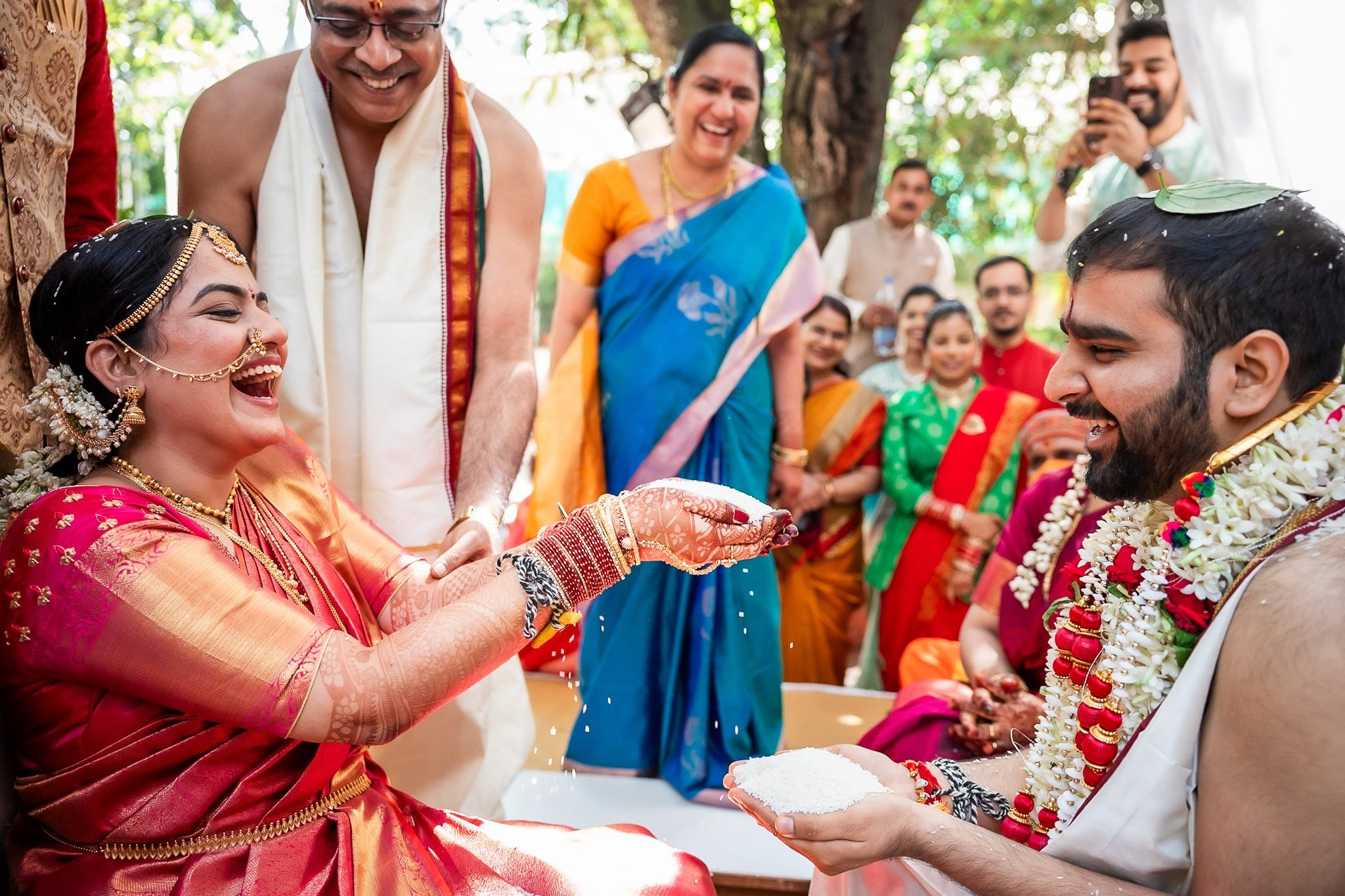 Telugu + Punjabi Fusion Wedding at Le Roma Gardenia resort, Bangalore, India