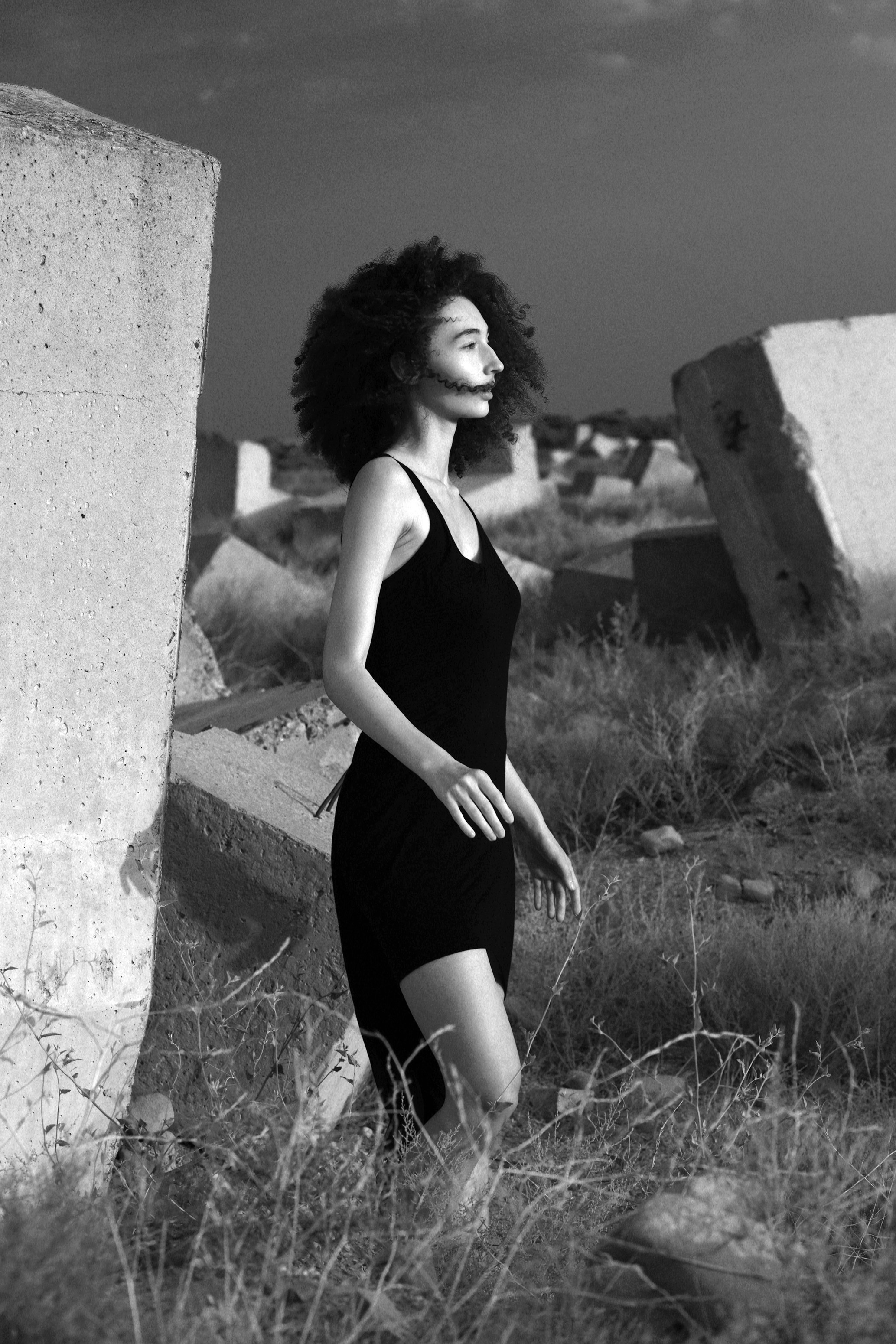 Sophia / Blocked. BNW Around Photography