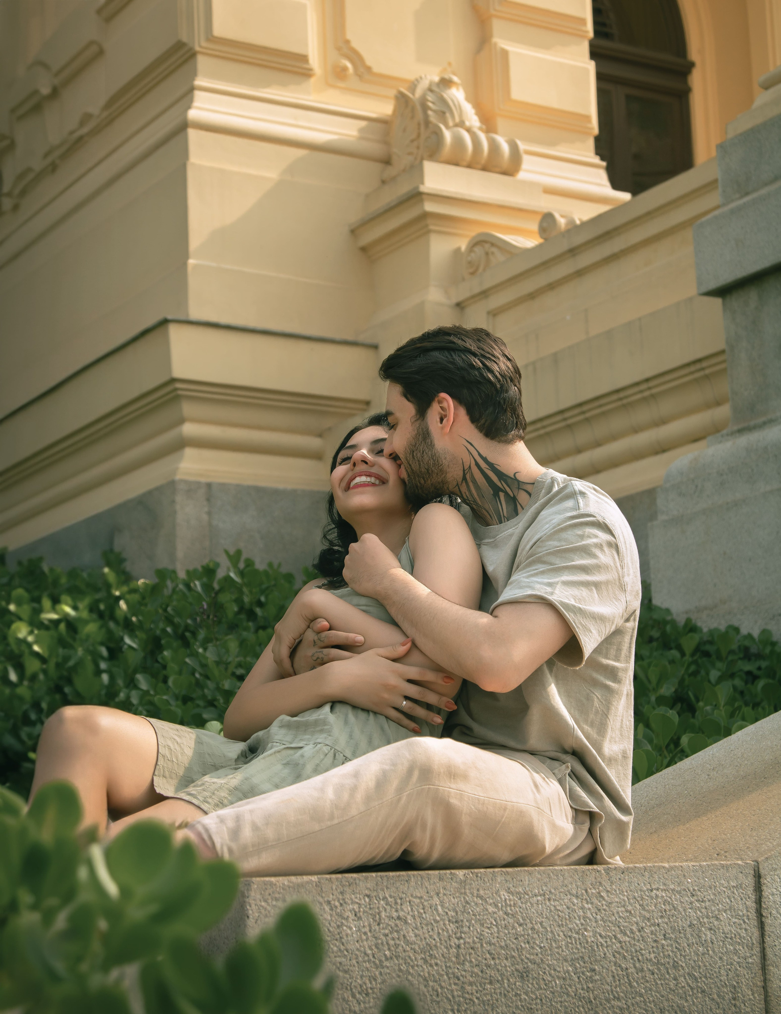 Ensaio de Casal Romântico no Parque da Independência SP. Fotógrafa em são paulo — Fotos Autênticas