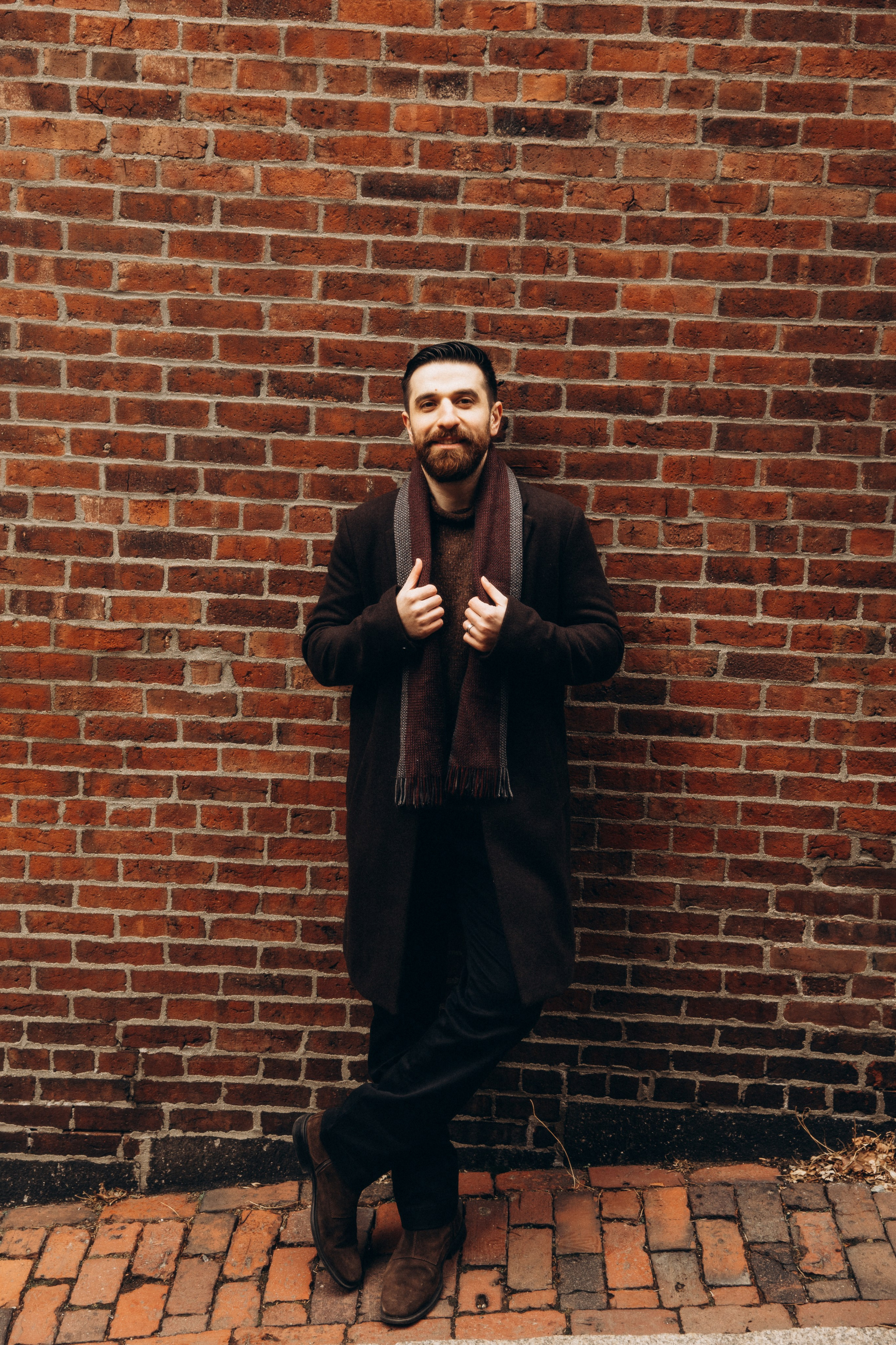 Winter Pregnancy Photoshoot | Bacon Hill, Boston