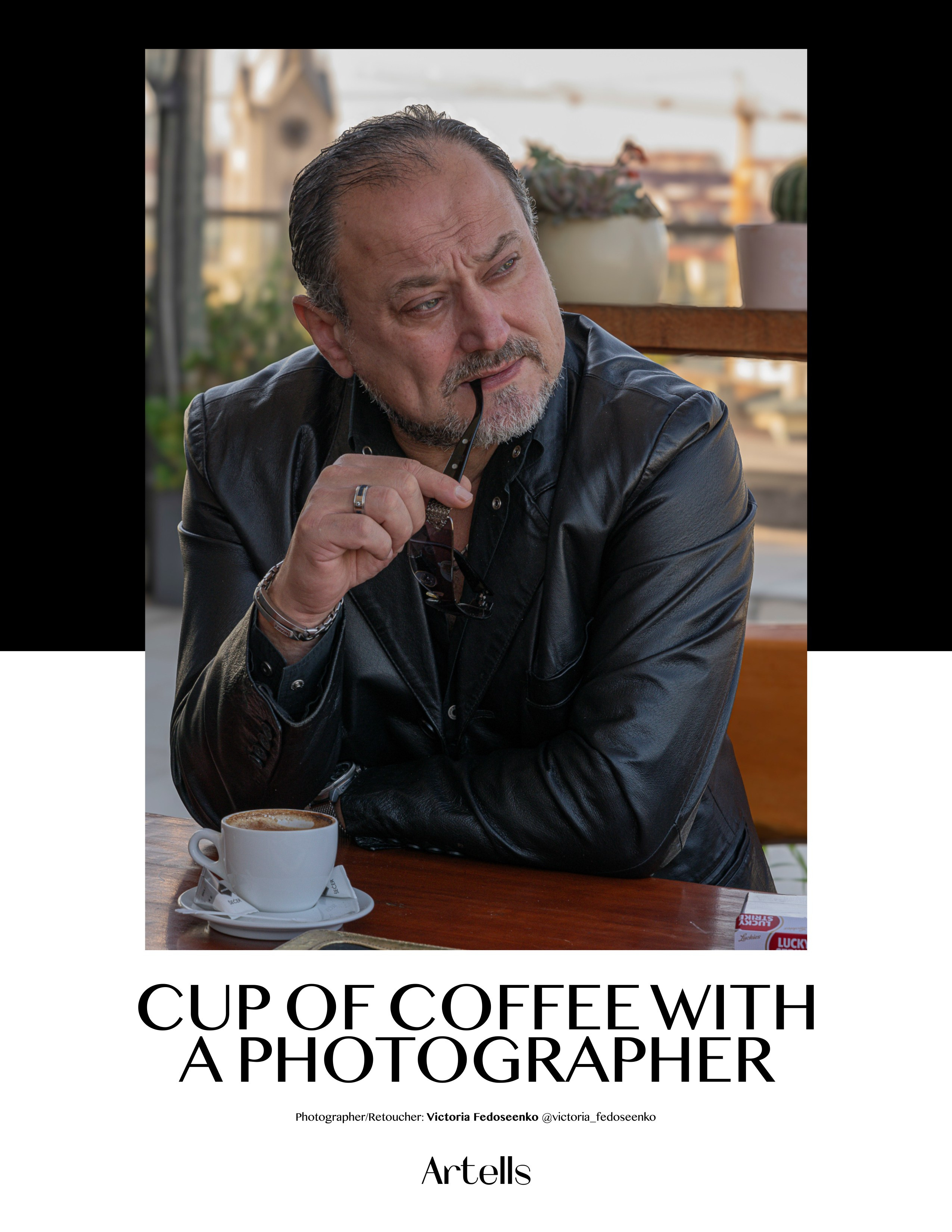 Men’s Portrait — editorial highlighting strength & character. Victoria Fedoseenko. Photographer from Serbia