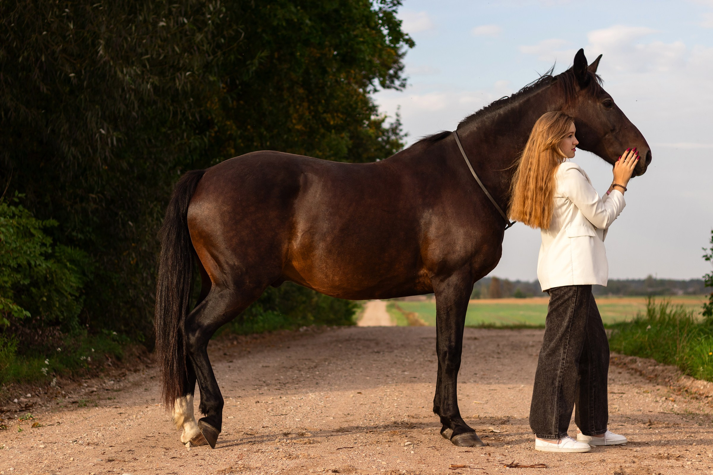Сабина и верный друг Прайд