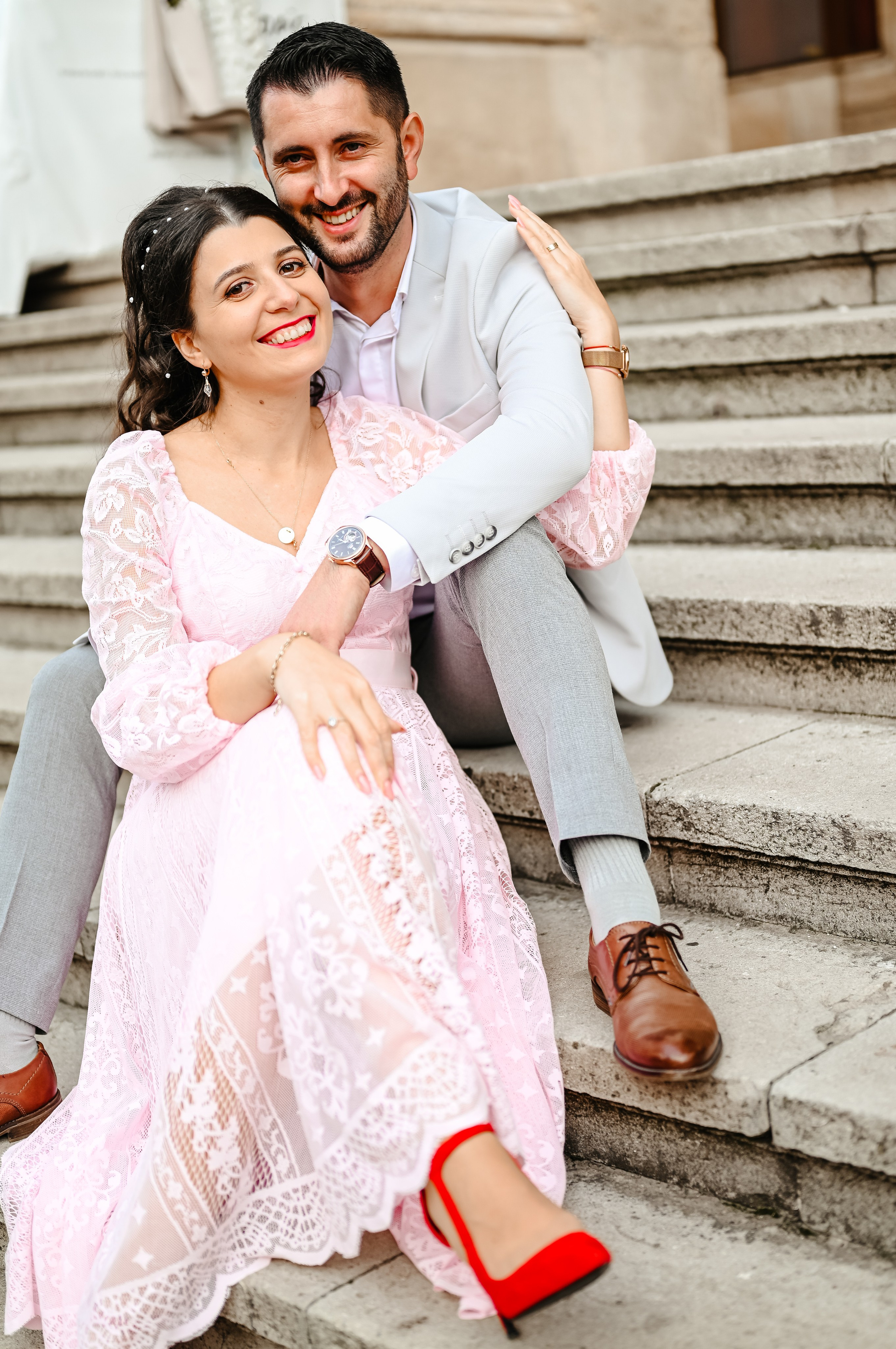 Ședința maternitate Alexandra si Andrei, Calea Victoriei. Ana Maria Dragan Fotograf Evenimente