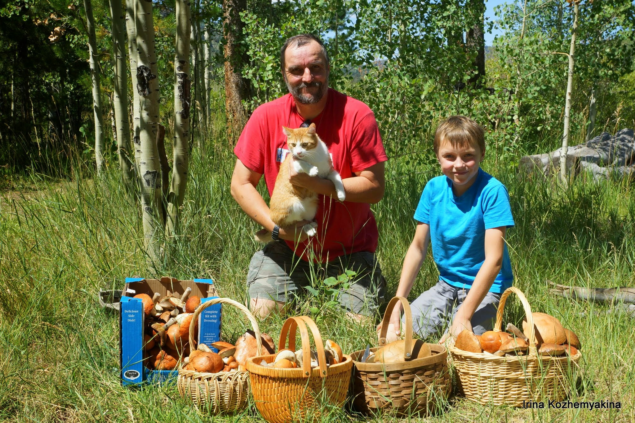 И кот был с нами