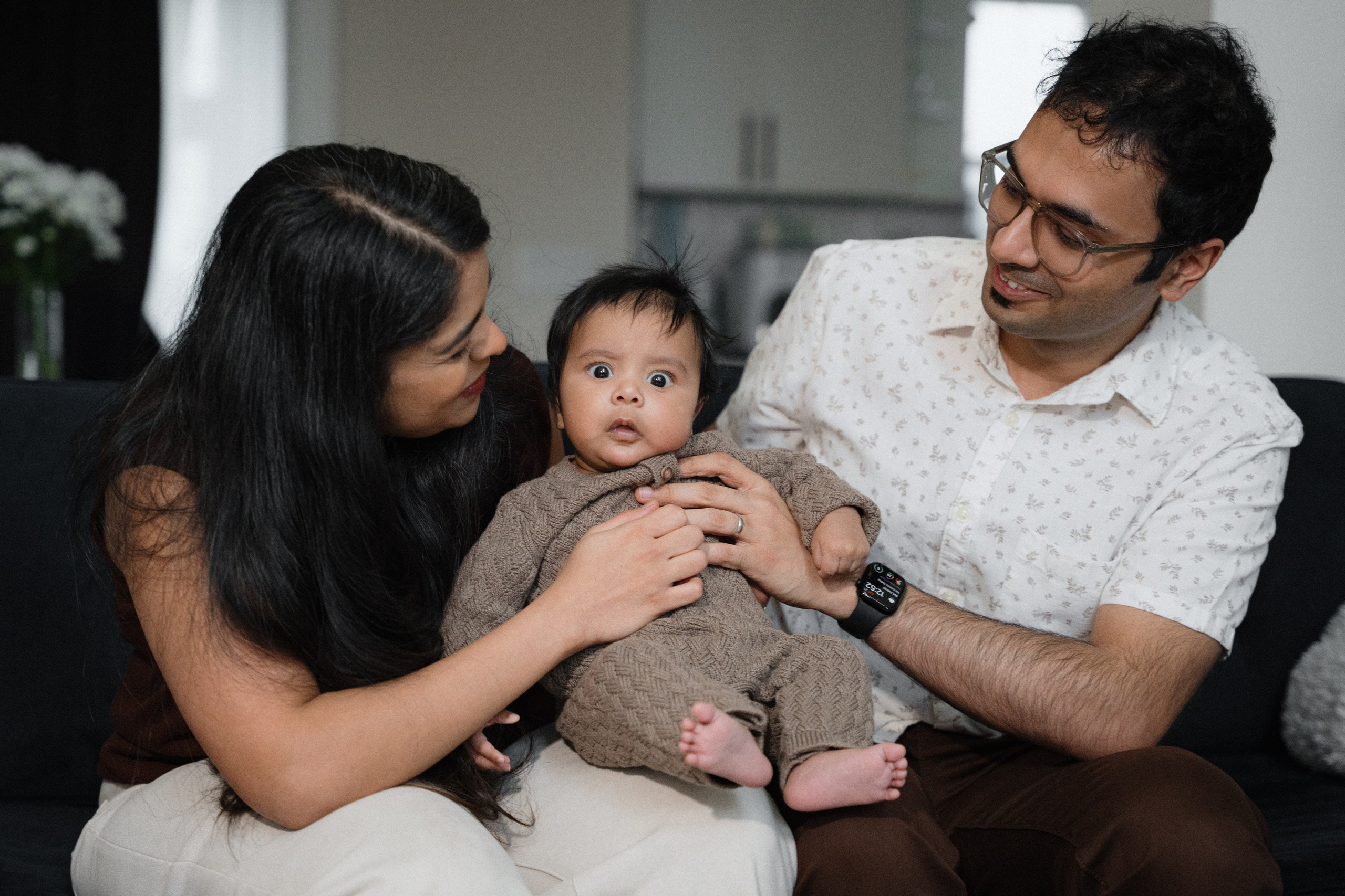 Saloni’s family. Photographer in Washington Sophia D