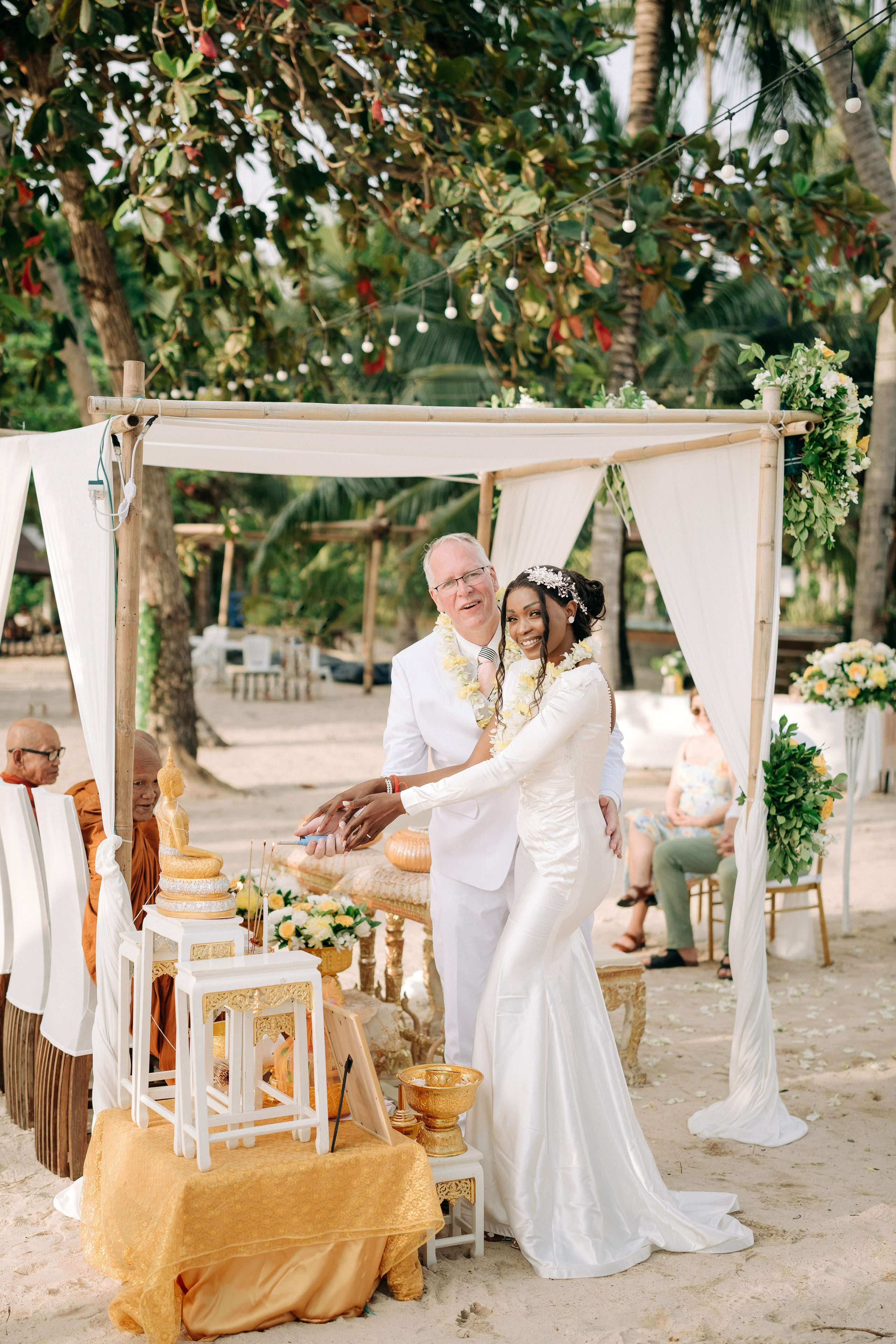 Photo. Буддийская свадебная церемония на Самуи, Таиланд