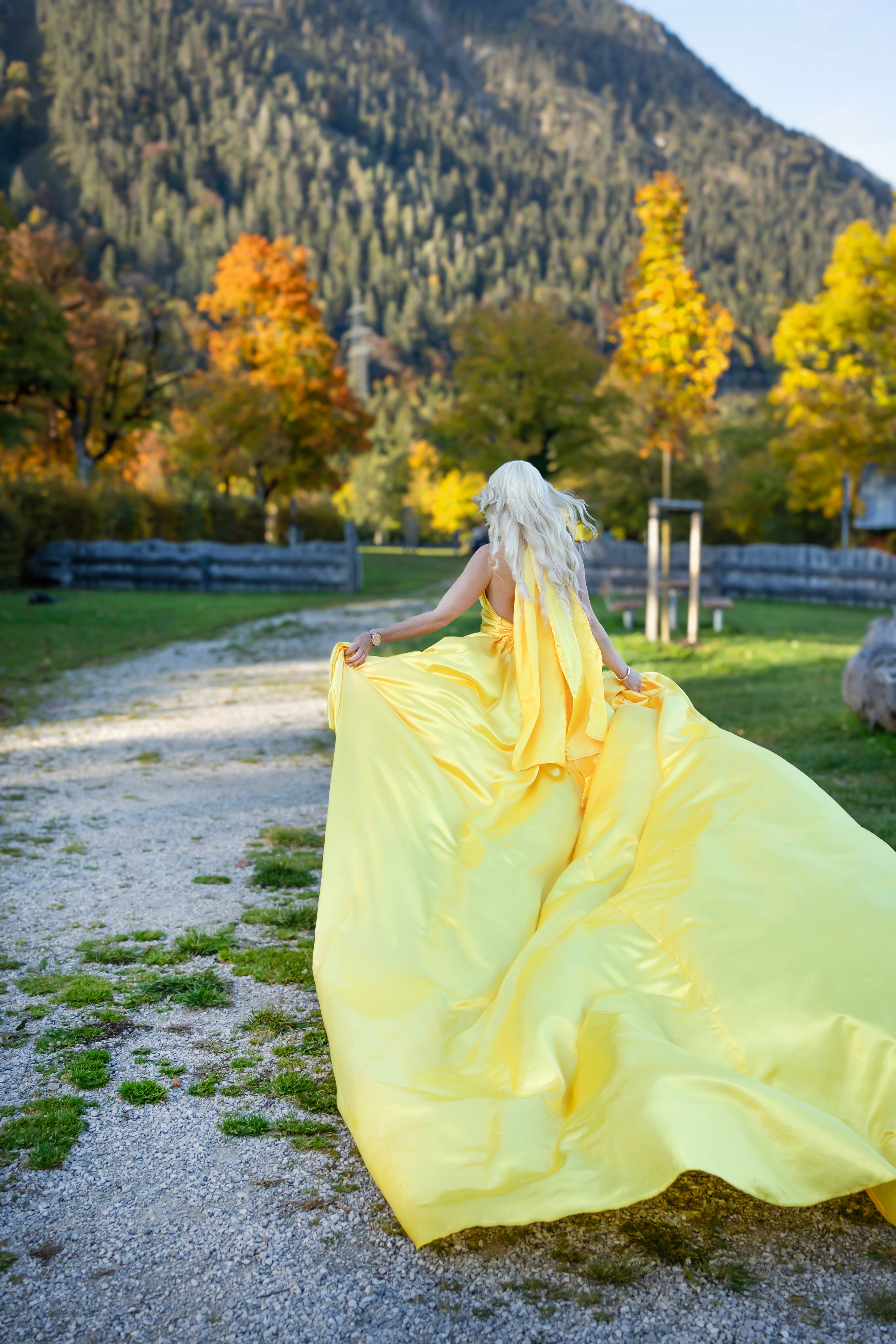 Shooting in the mountains. Photographer in Munich