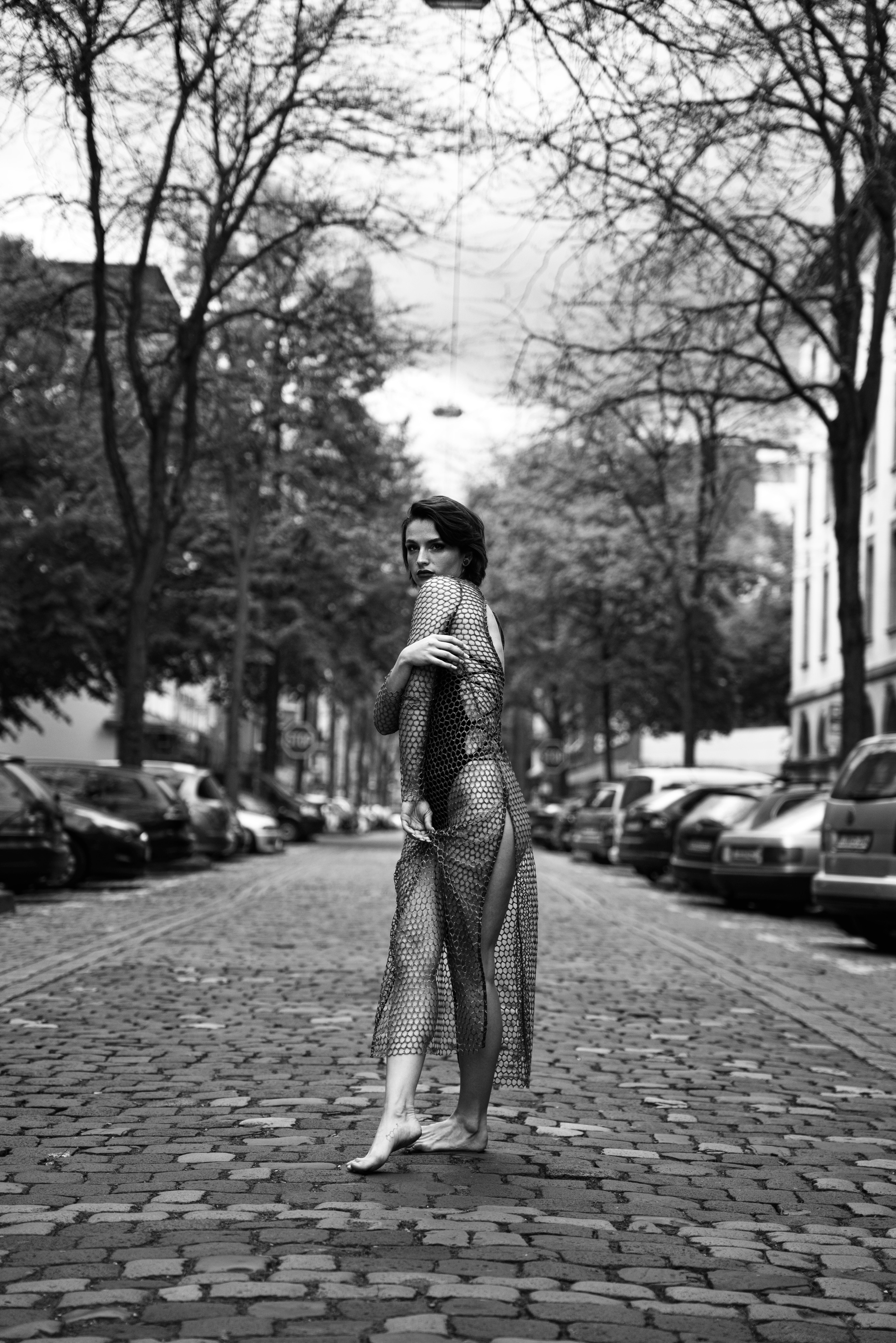 Street portrait. Behnam Khorramshahi, a portrait and fashion photographer in Cologne, Germany