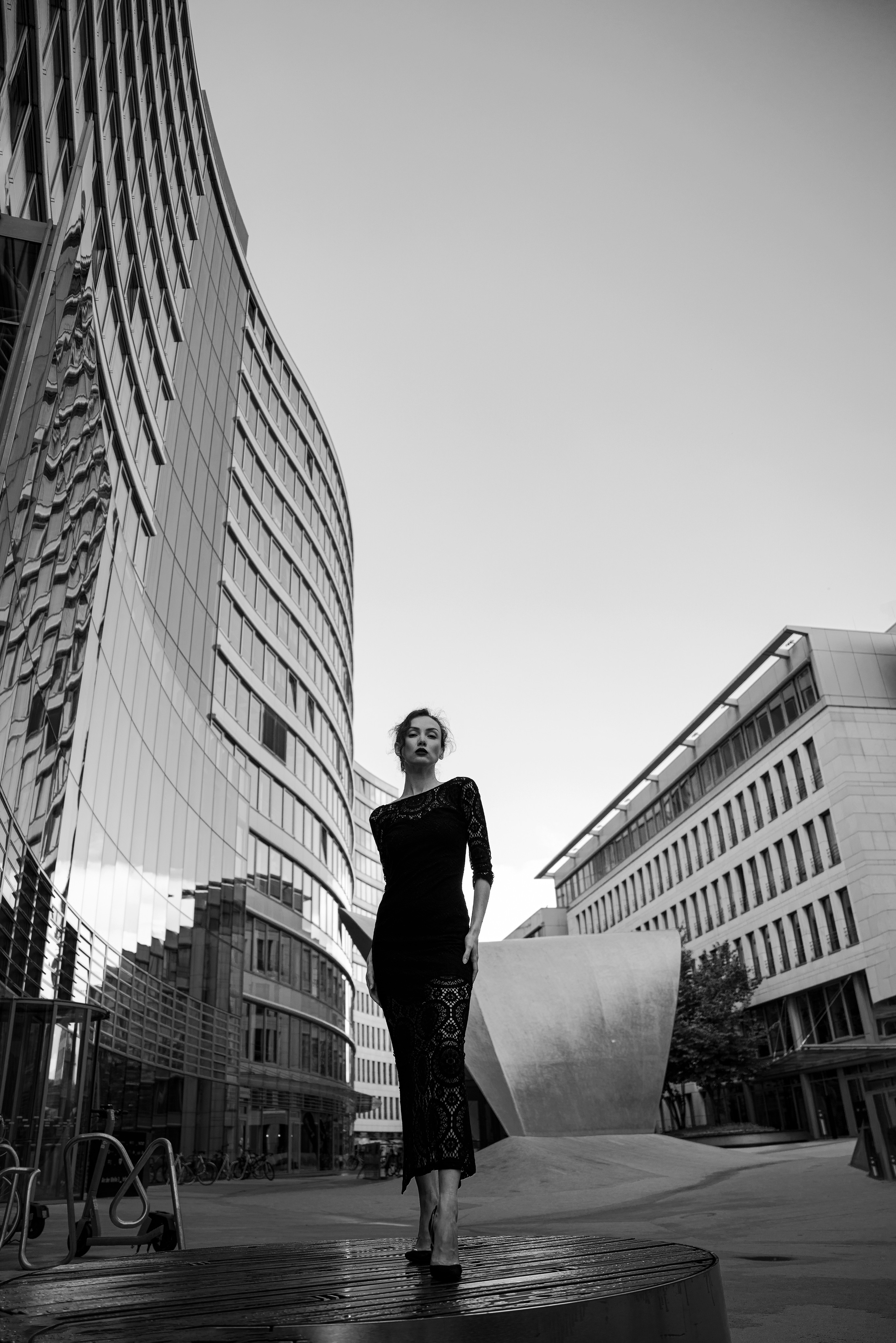 Street portrait. Behnam Khorramshahi, a portrait and fashion photographer in Cologne, Germany