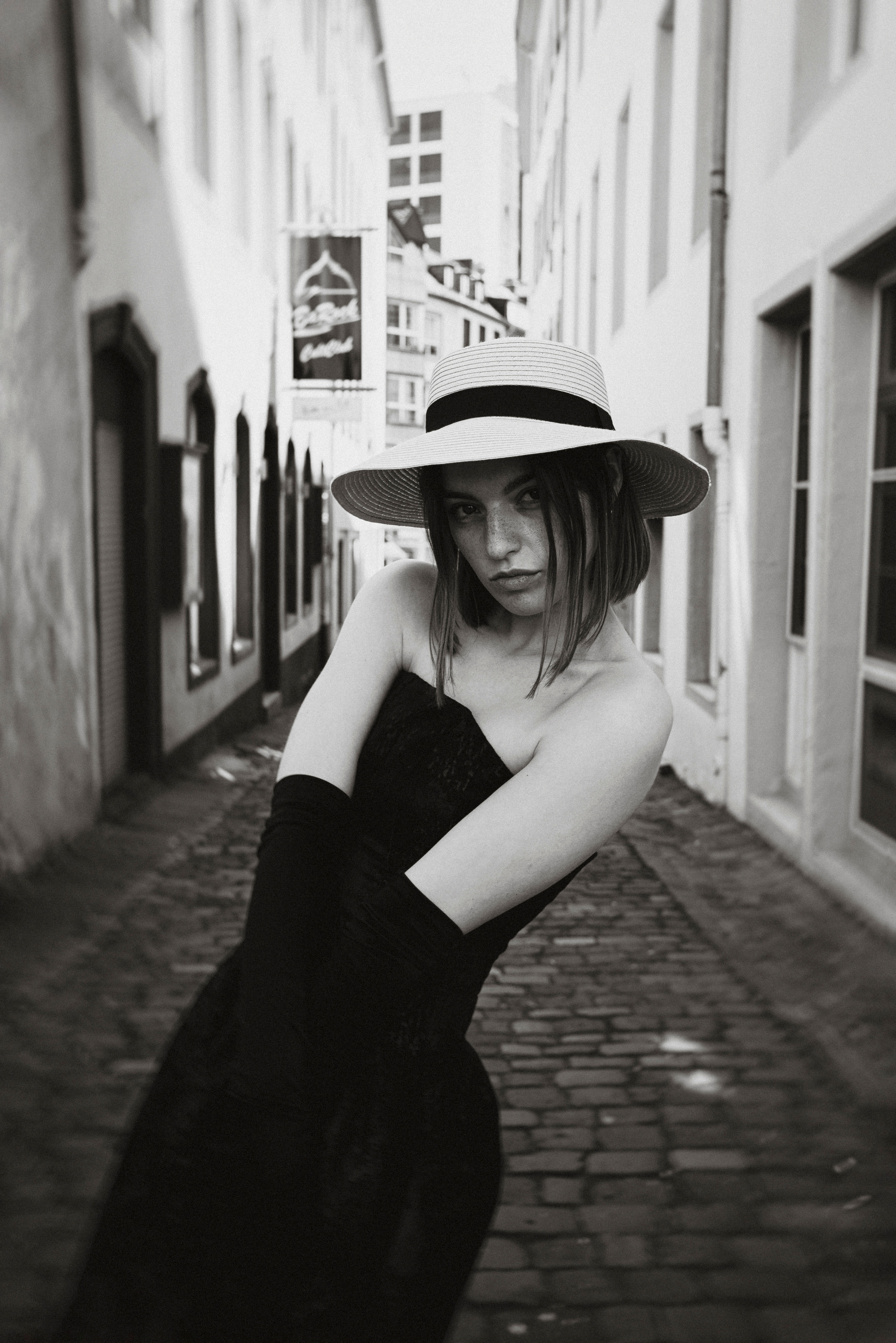 Street portrait. Behnam Khorramshahi, a portrait and fashion photographer in Cologne, Germany