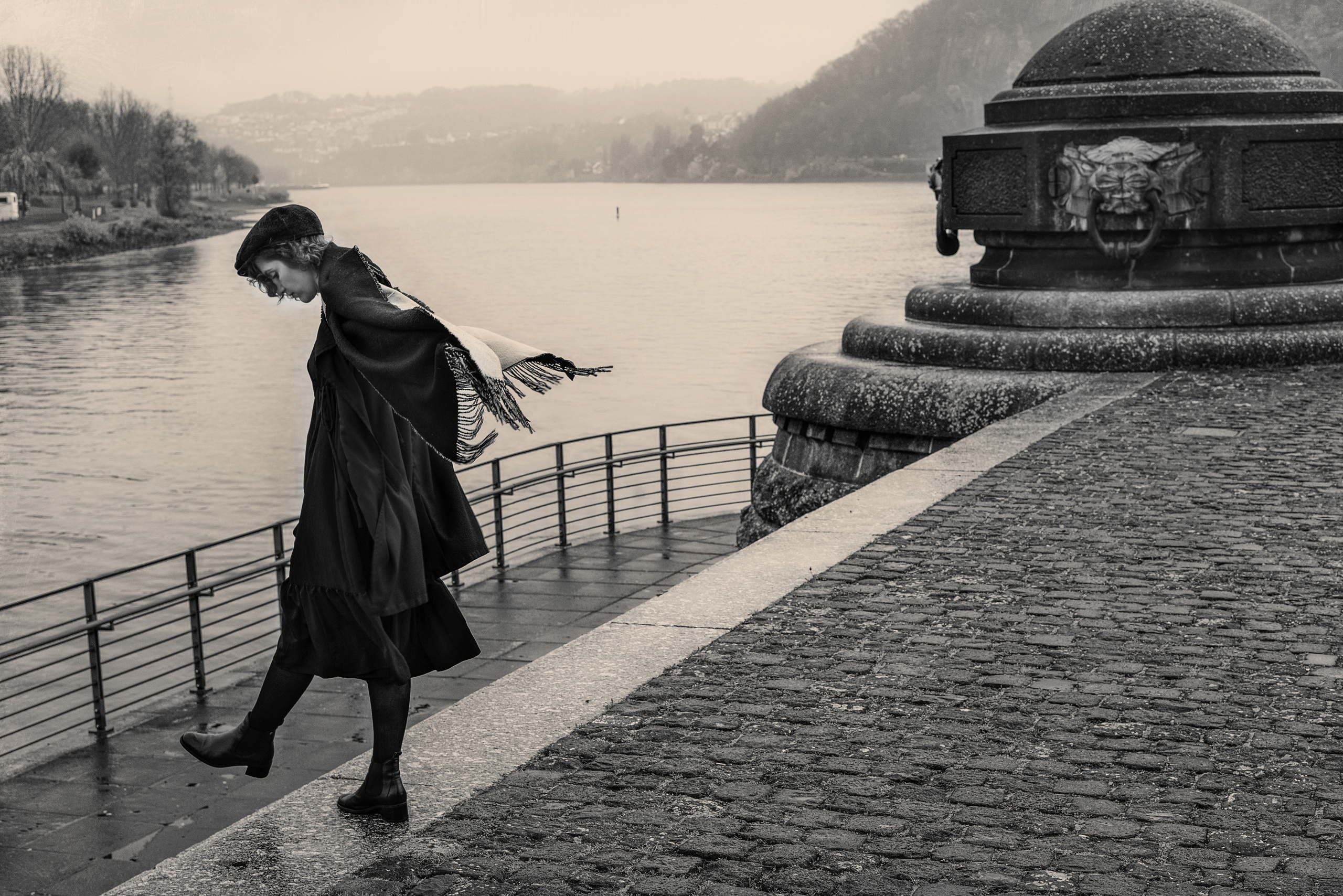 Street portrait. Behnam Khorramshahi, a portrait and fashion photographer in Cologne, Germany