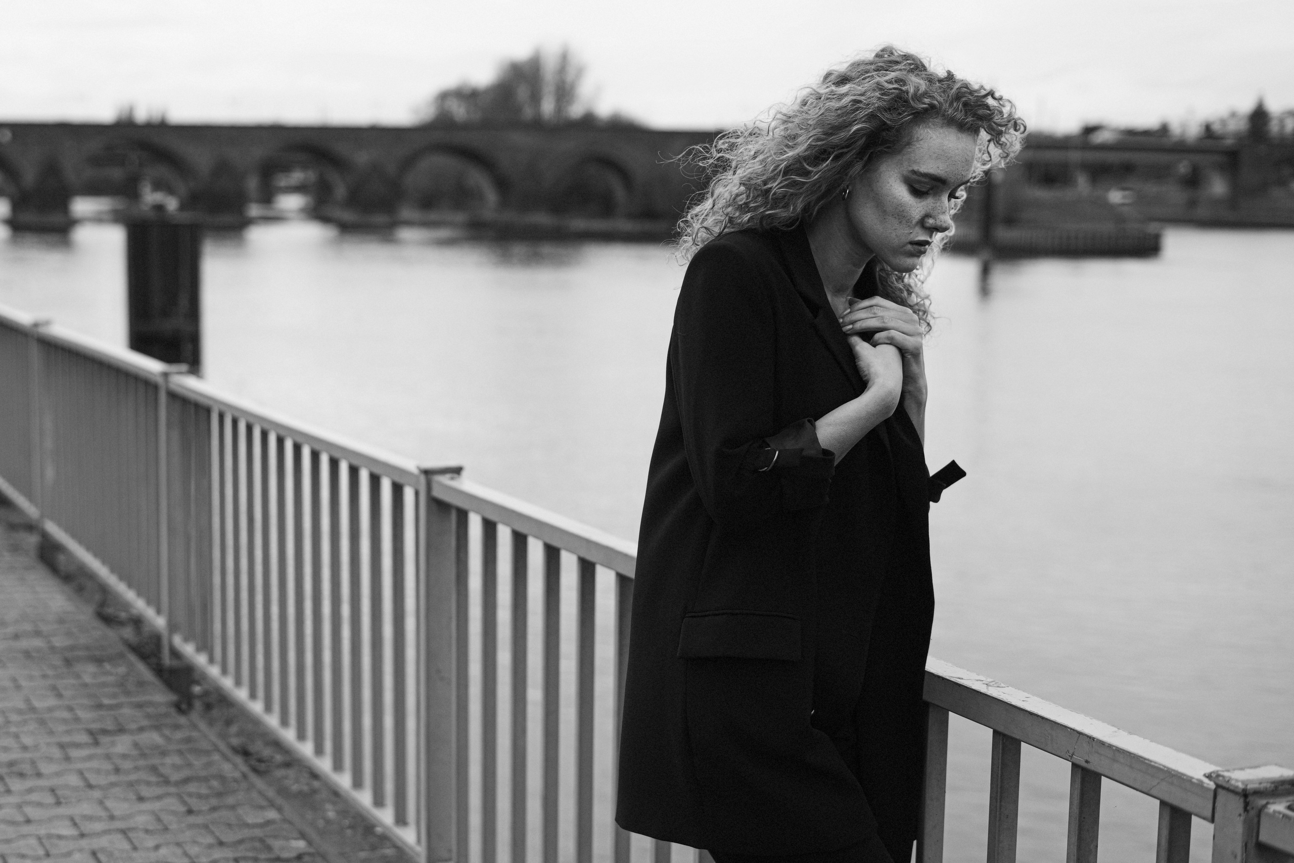 Street portrait. Behnam Khorramshahi, a portrait and fashion photographer in Cologne, Germany