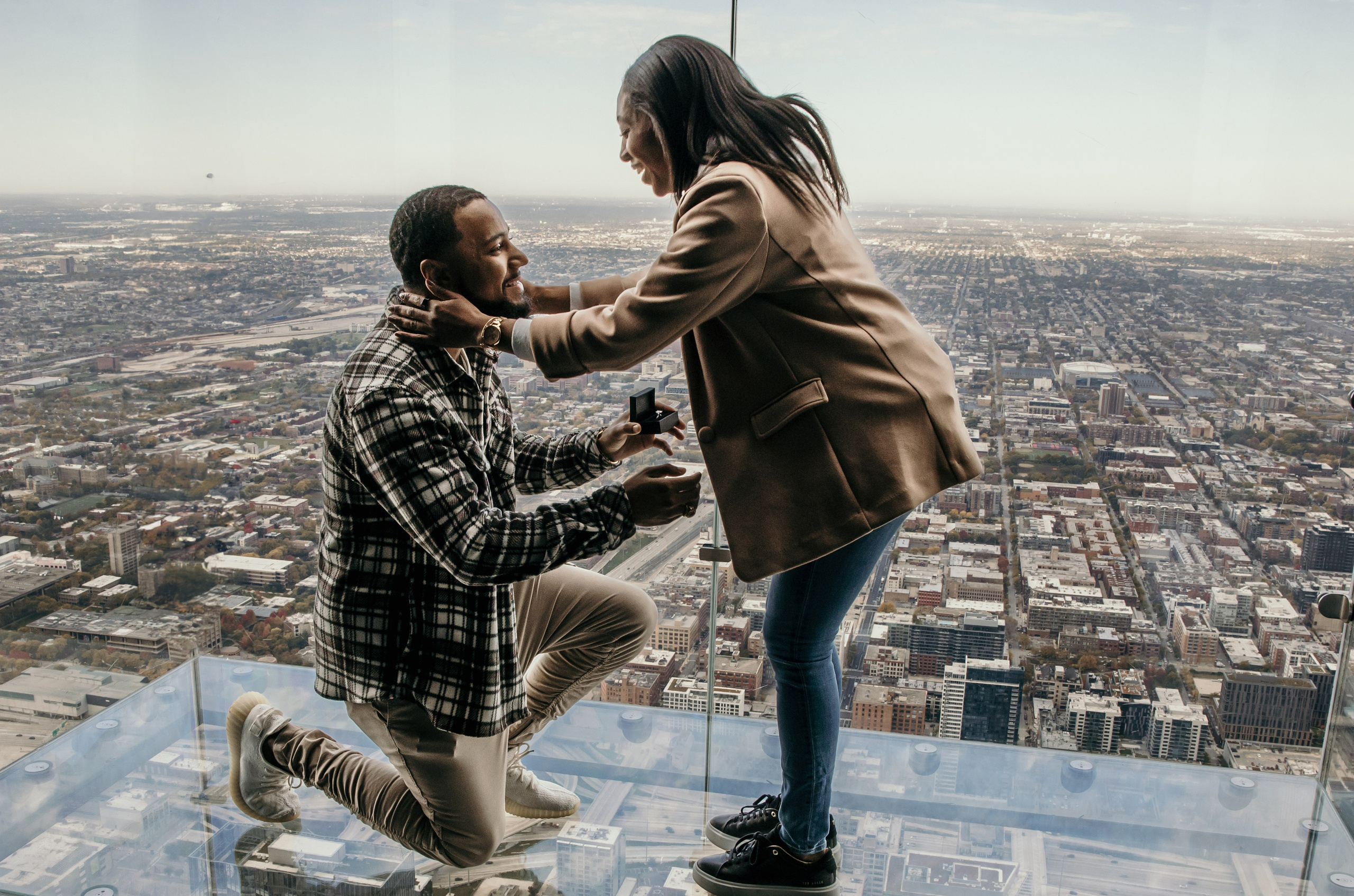 Proposal in Chicago. Family Lifestyle Photography