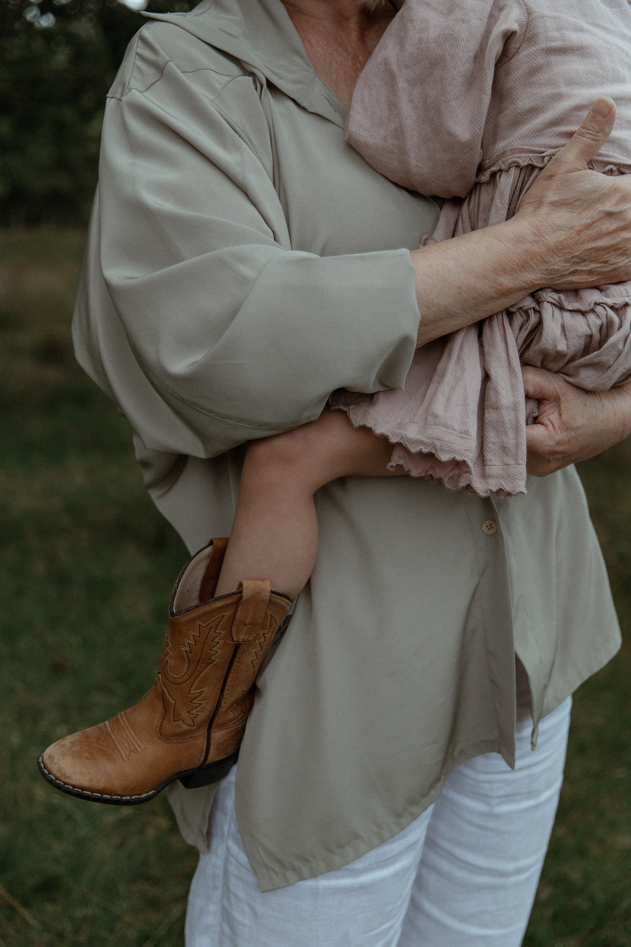 Family hugs. True self