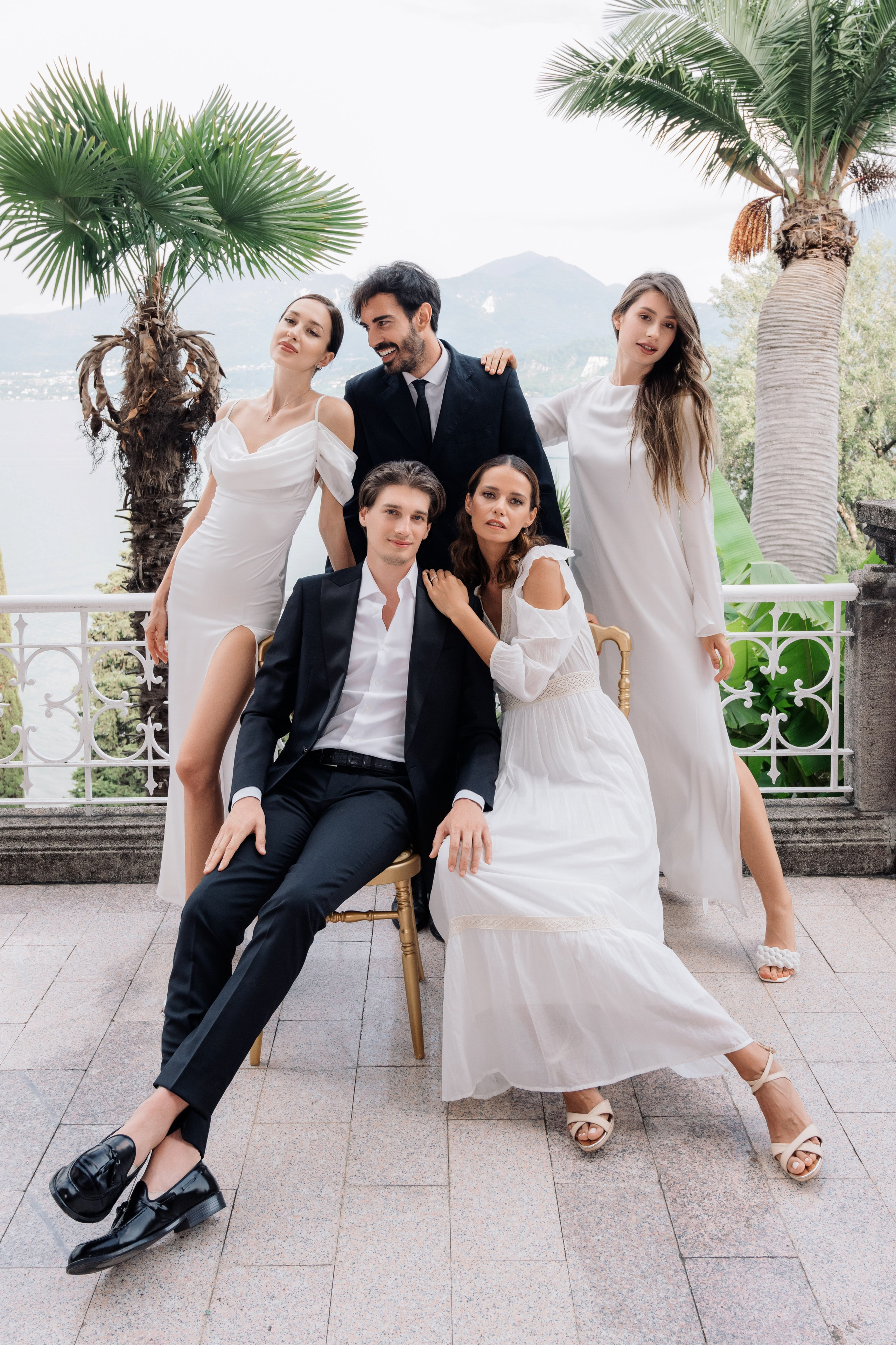 a group of people posing for a picture