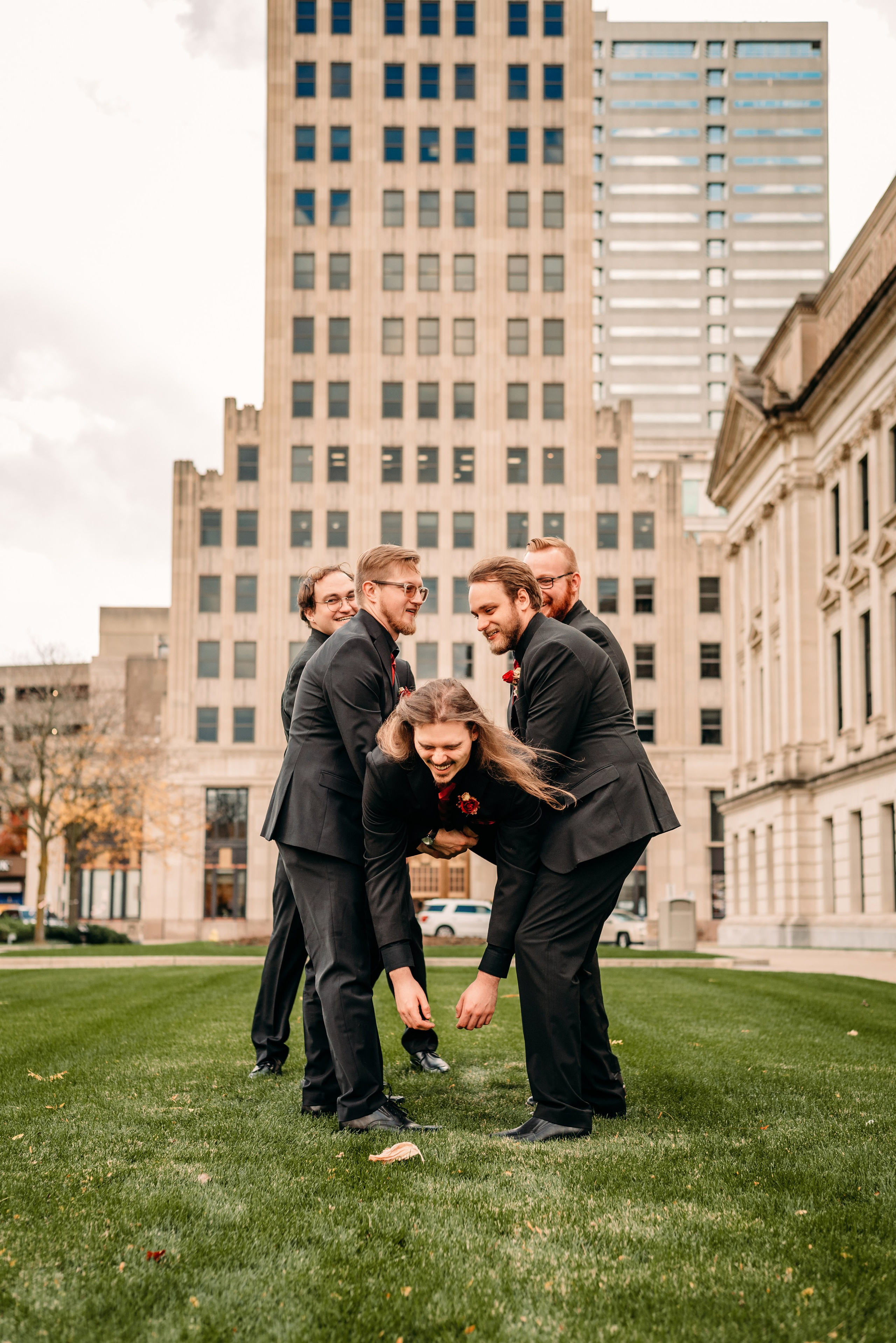 Bold & Dramatic Wedding at The Paper Mill on The Landing | Fort Wayne Wedding Photographer. Alexandria Danielle Photography | Fort Wayne & Indianapolis Wedding Photographer