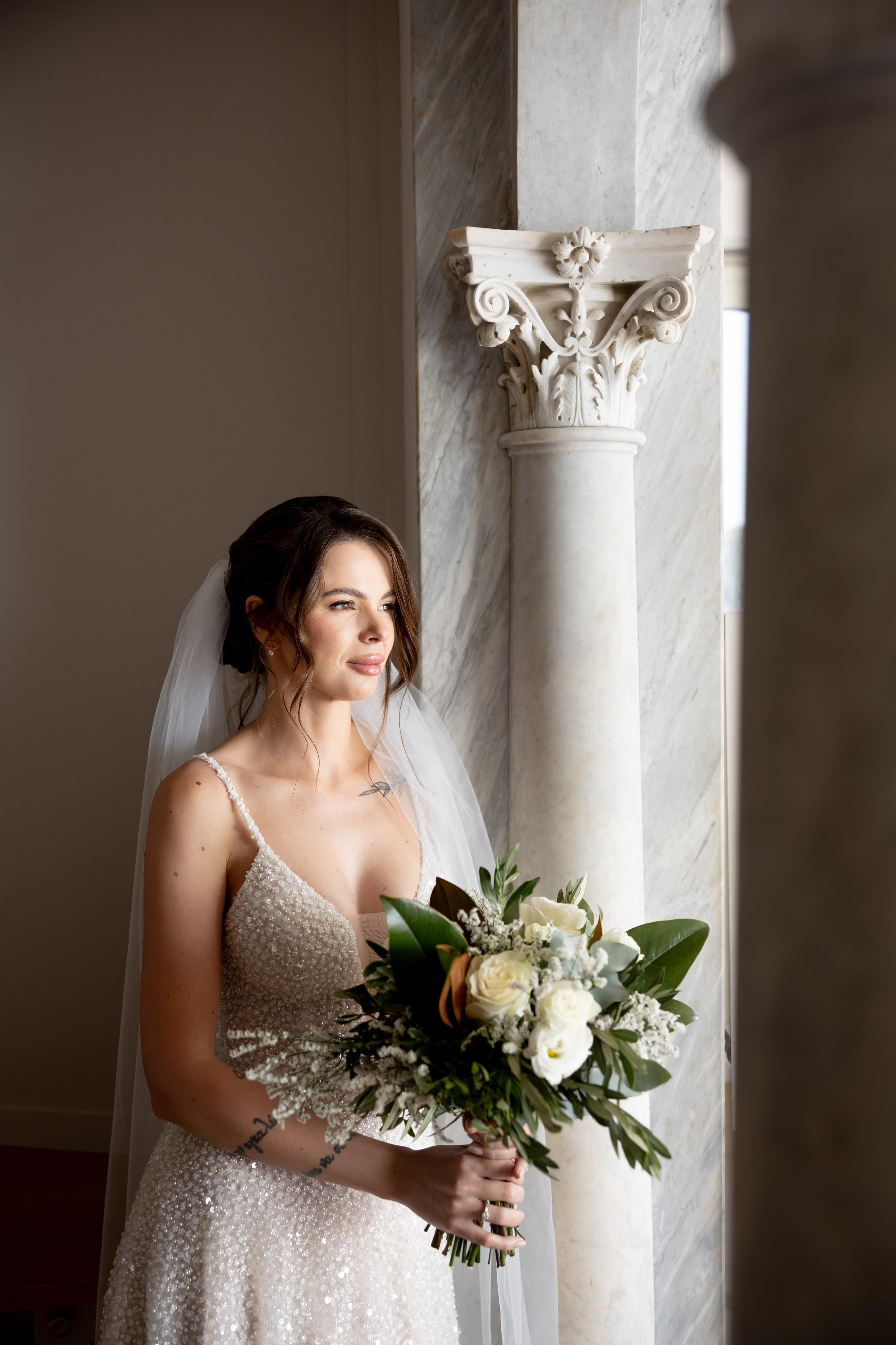 Bridal hair and makeup for Lake Como wedding