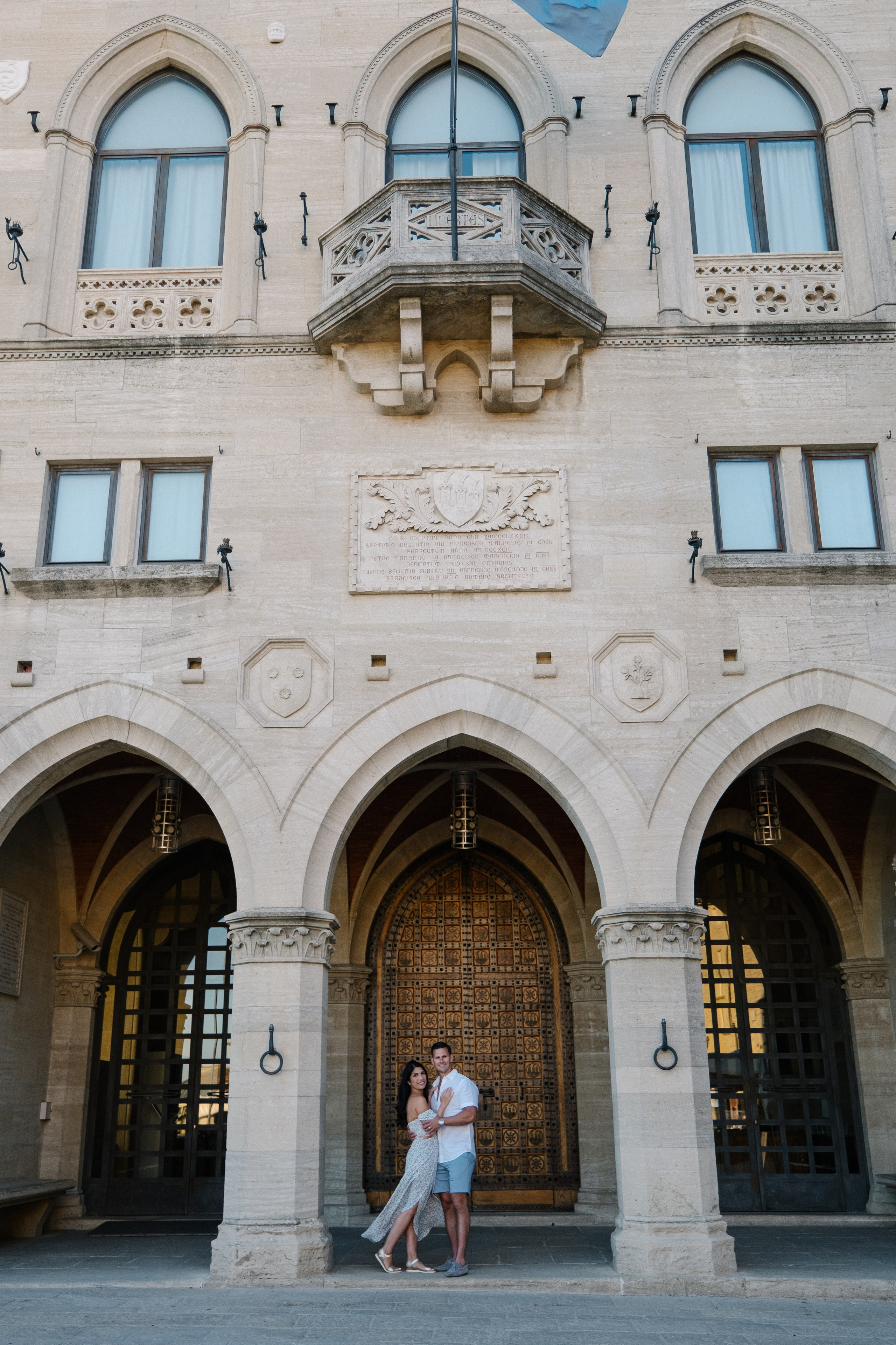 In San Marino. Wedding photographer Italy