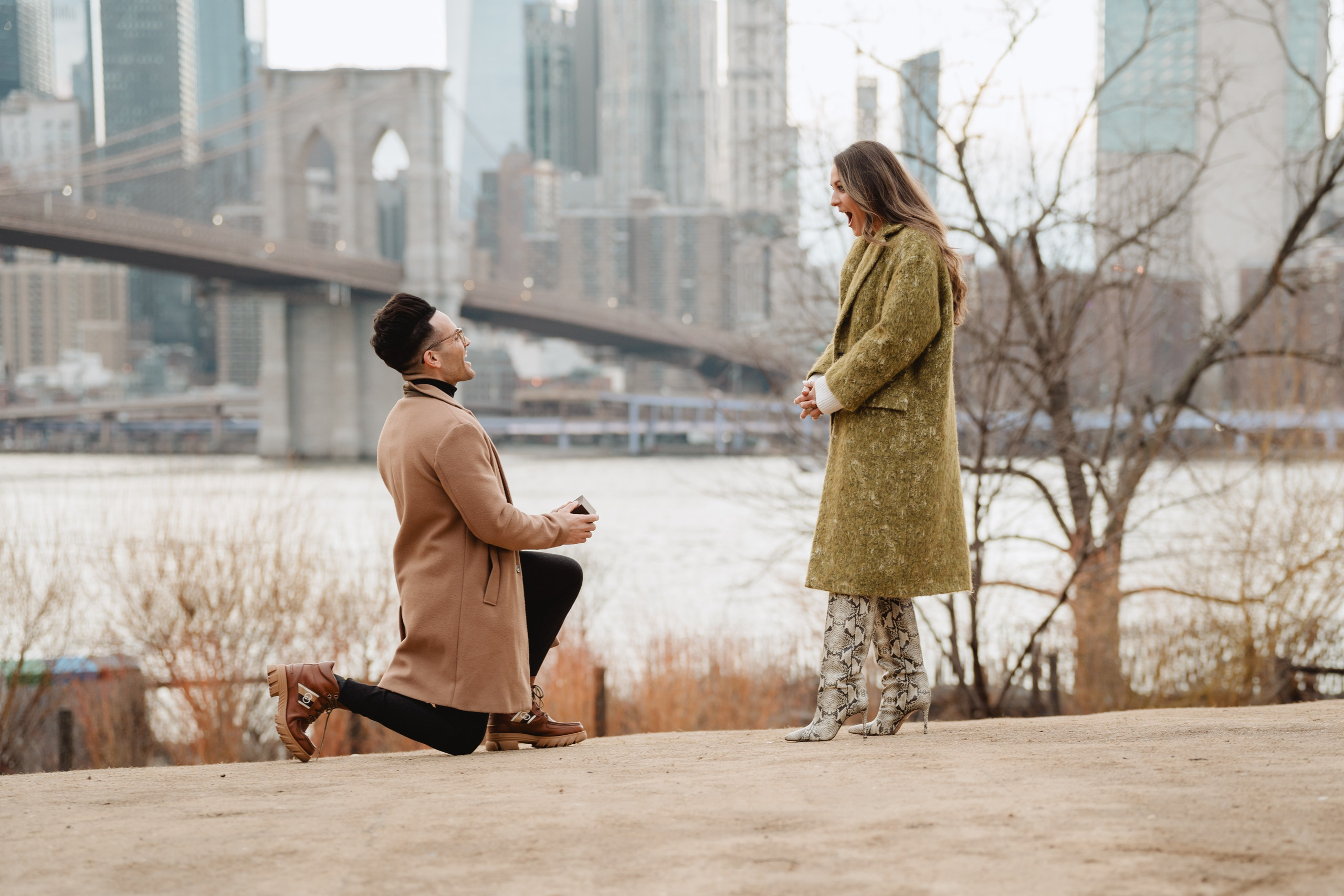 Castenzio&Brenna Proposal. Photographer in New York Faery By Mary