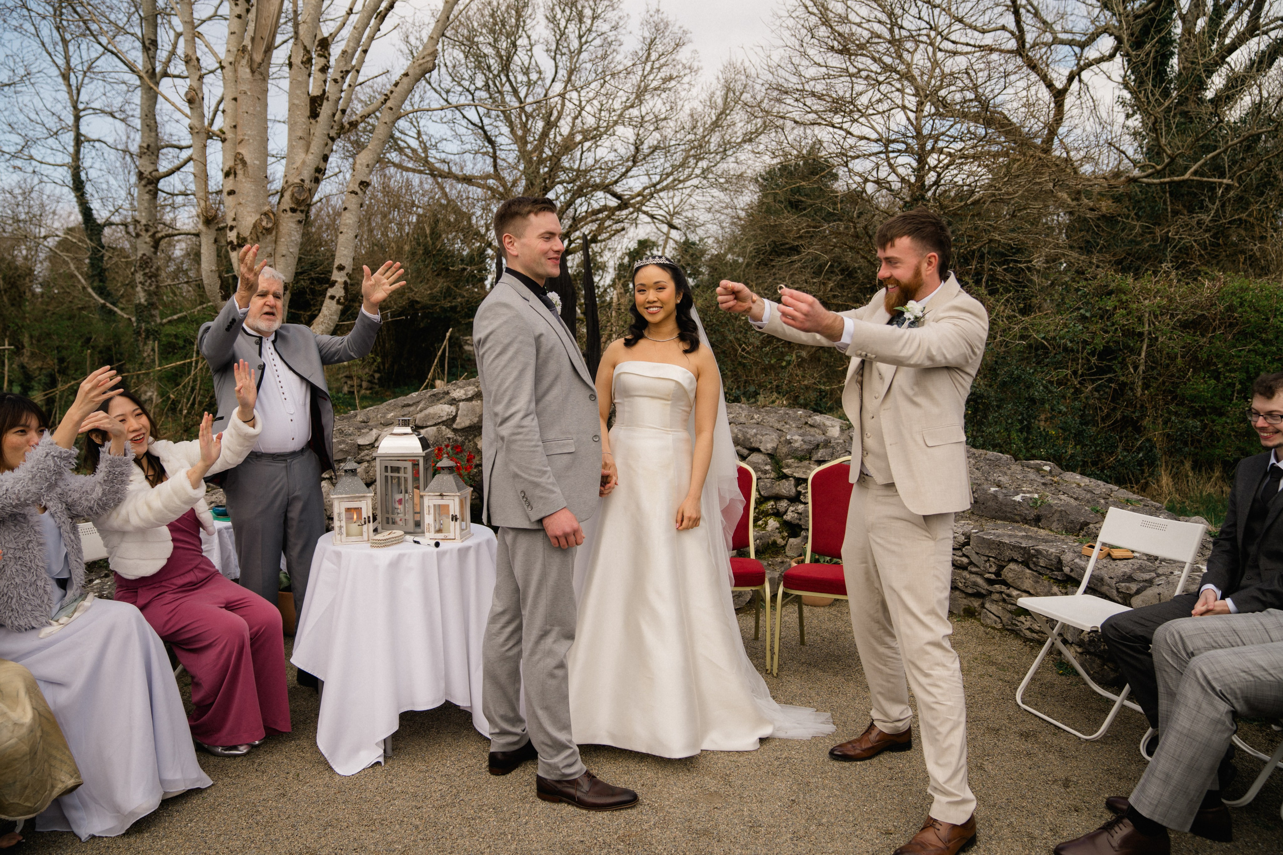 Aongas & Yannie. Wedding and family photographer Ireland