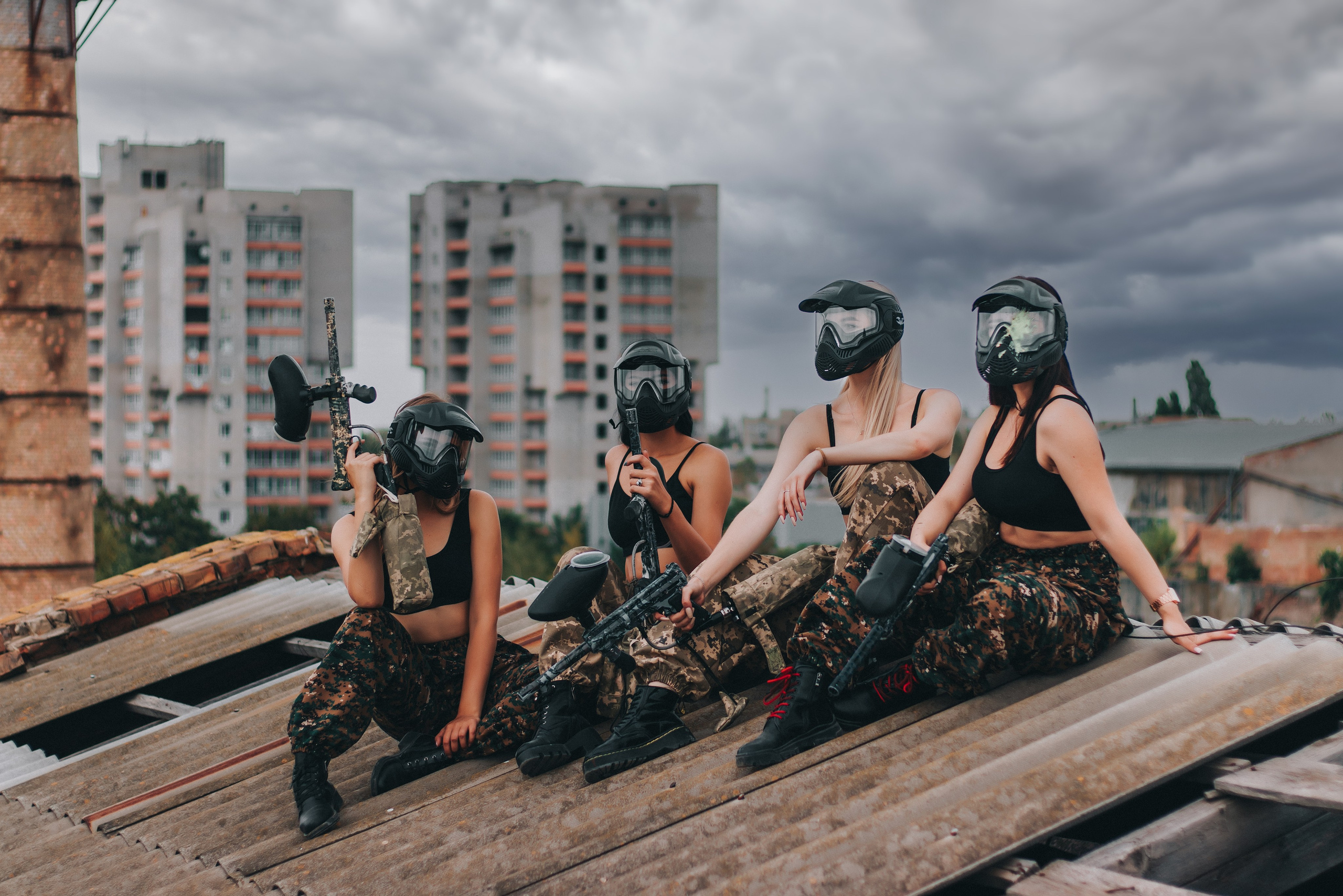 Рекламна зйомка для пейнтбольного клубу. Фотограф | Відеооператор Нікополь Олег Ісаченко