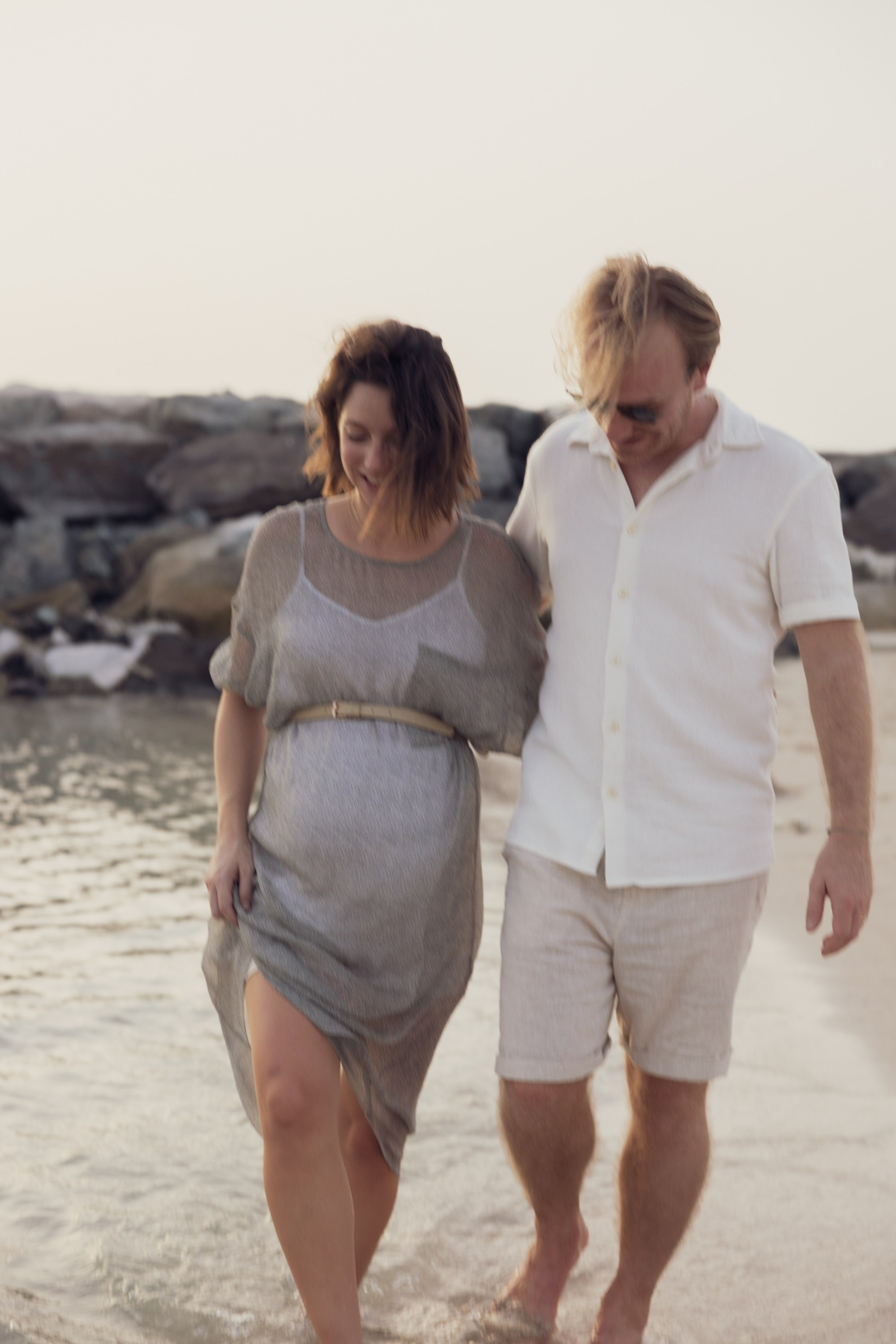 Maternity Session — Beach. Family Photographer in Dubai