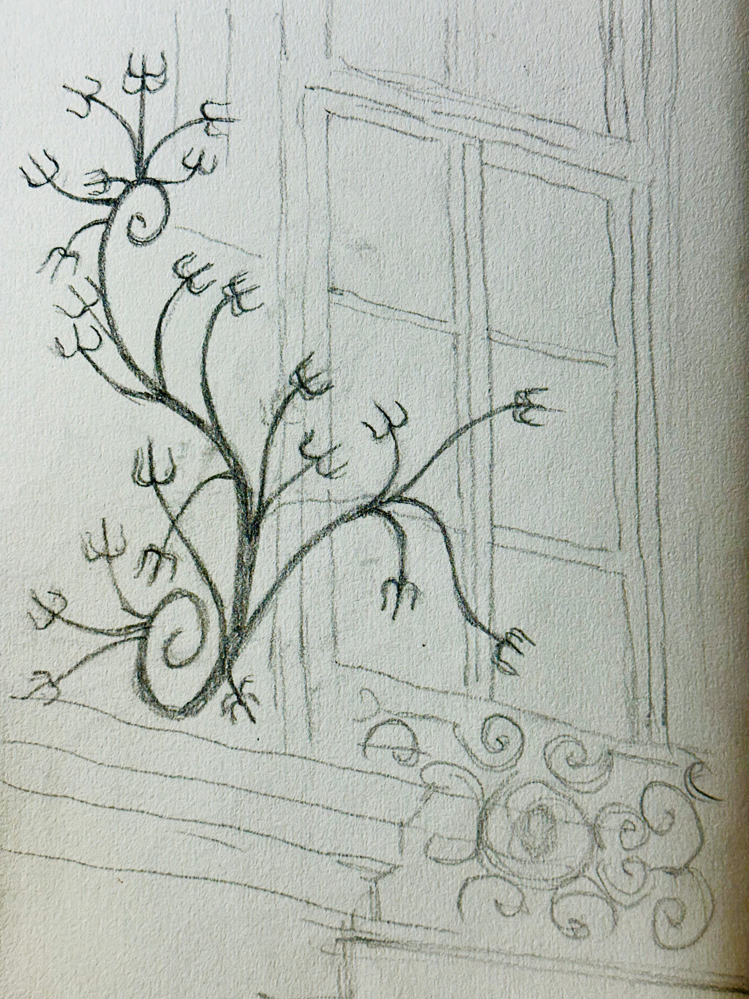 Sketches, Paris. Marina Antonova