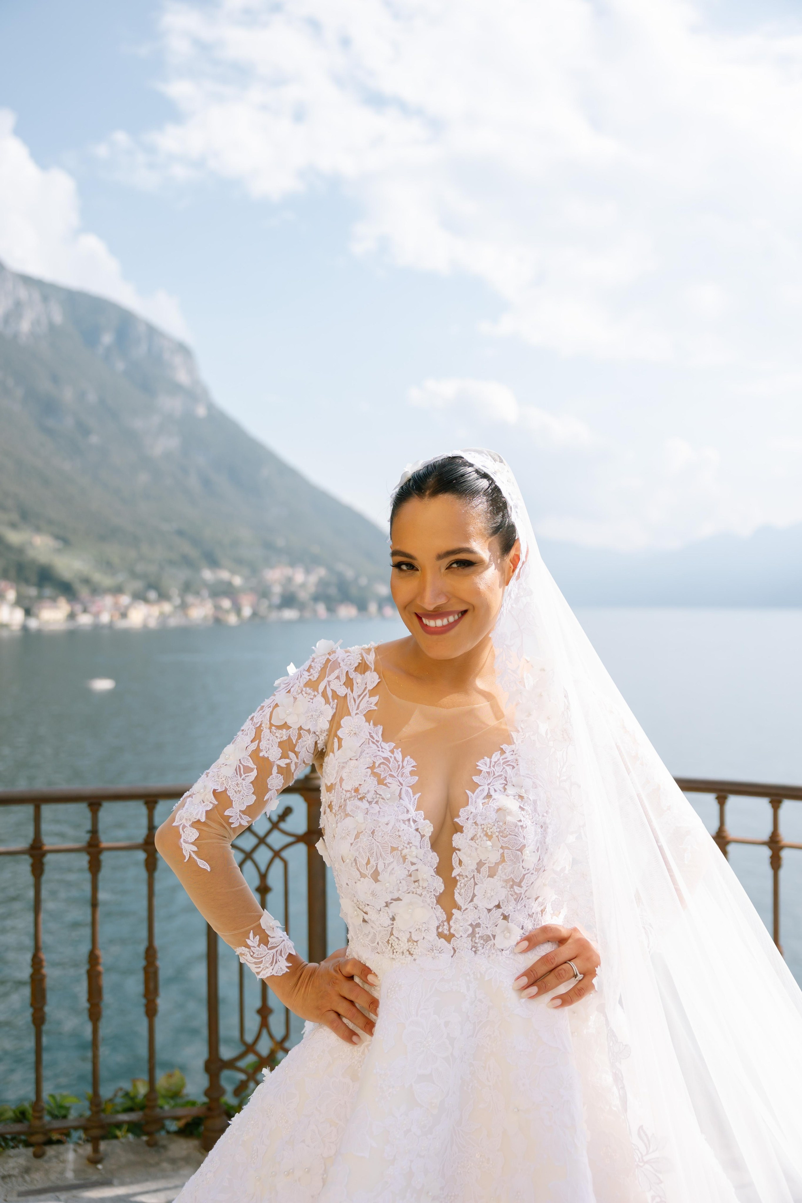 Soft natural bridal makeup with refined hairstyling