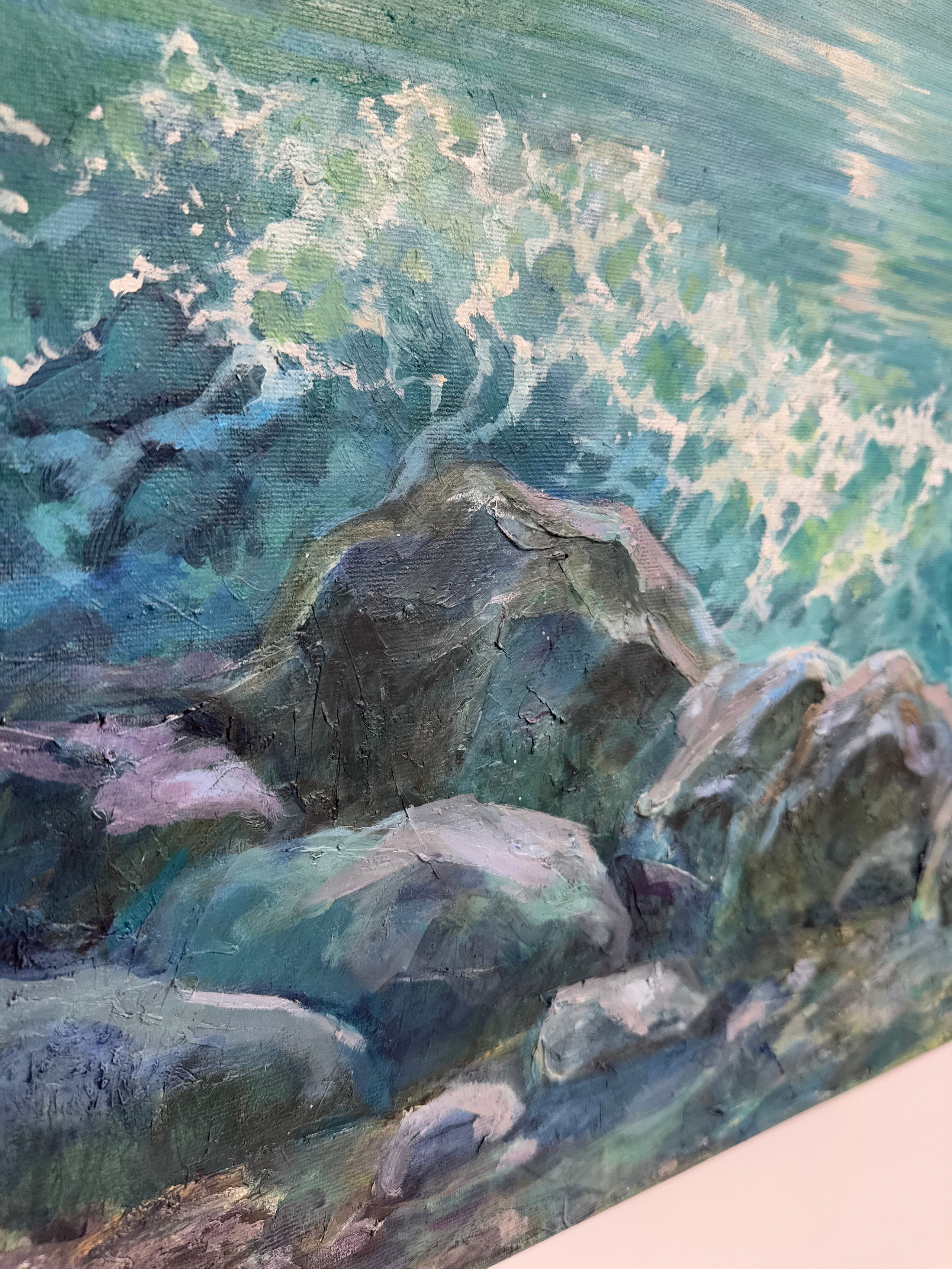 «Green sea». Художник живописец Савелова Ольга