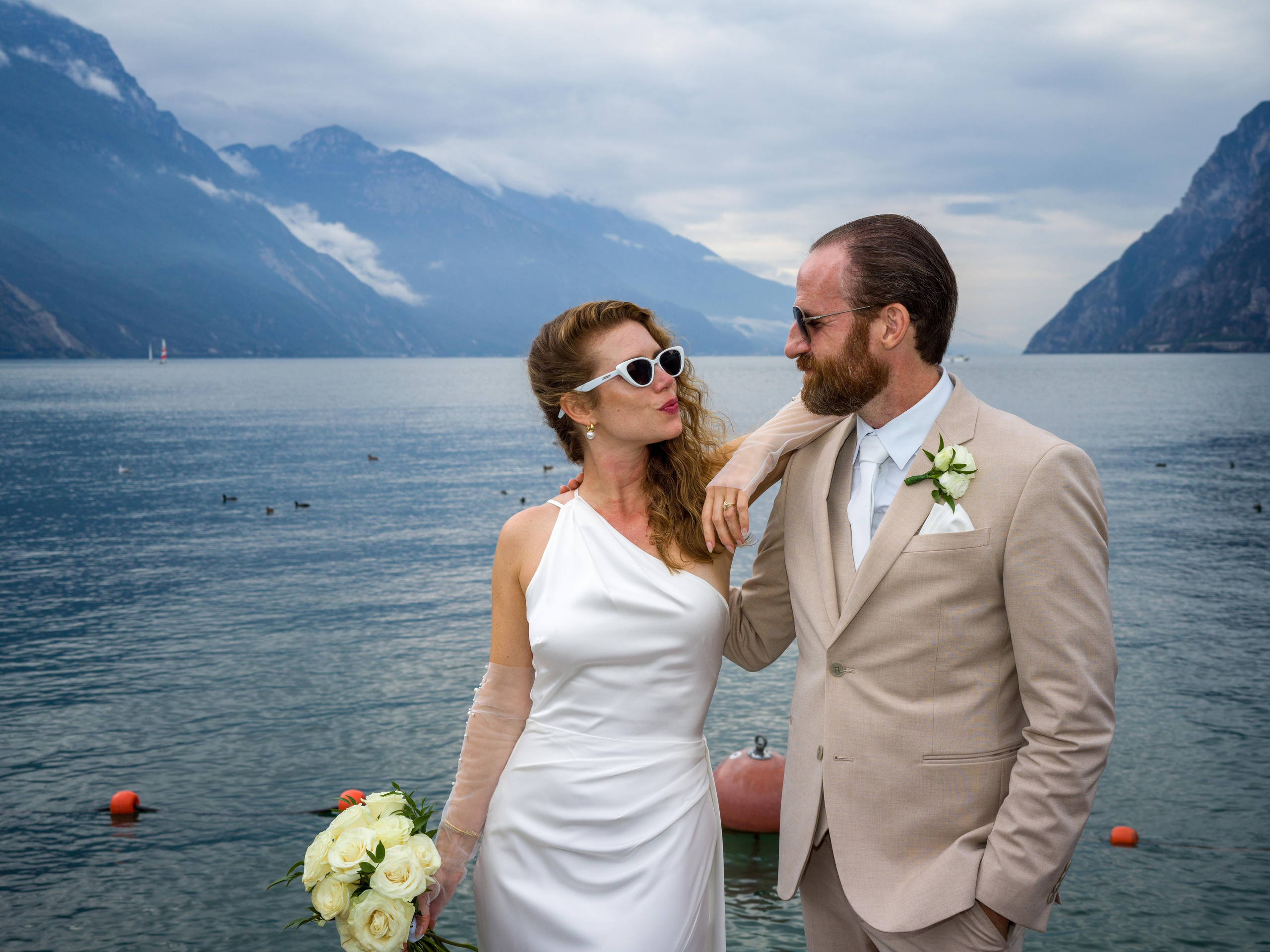 Luxury elopement with Italian charm at Lake Garda. Riva del Garda