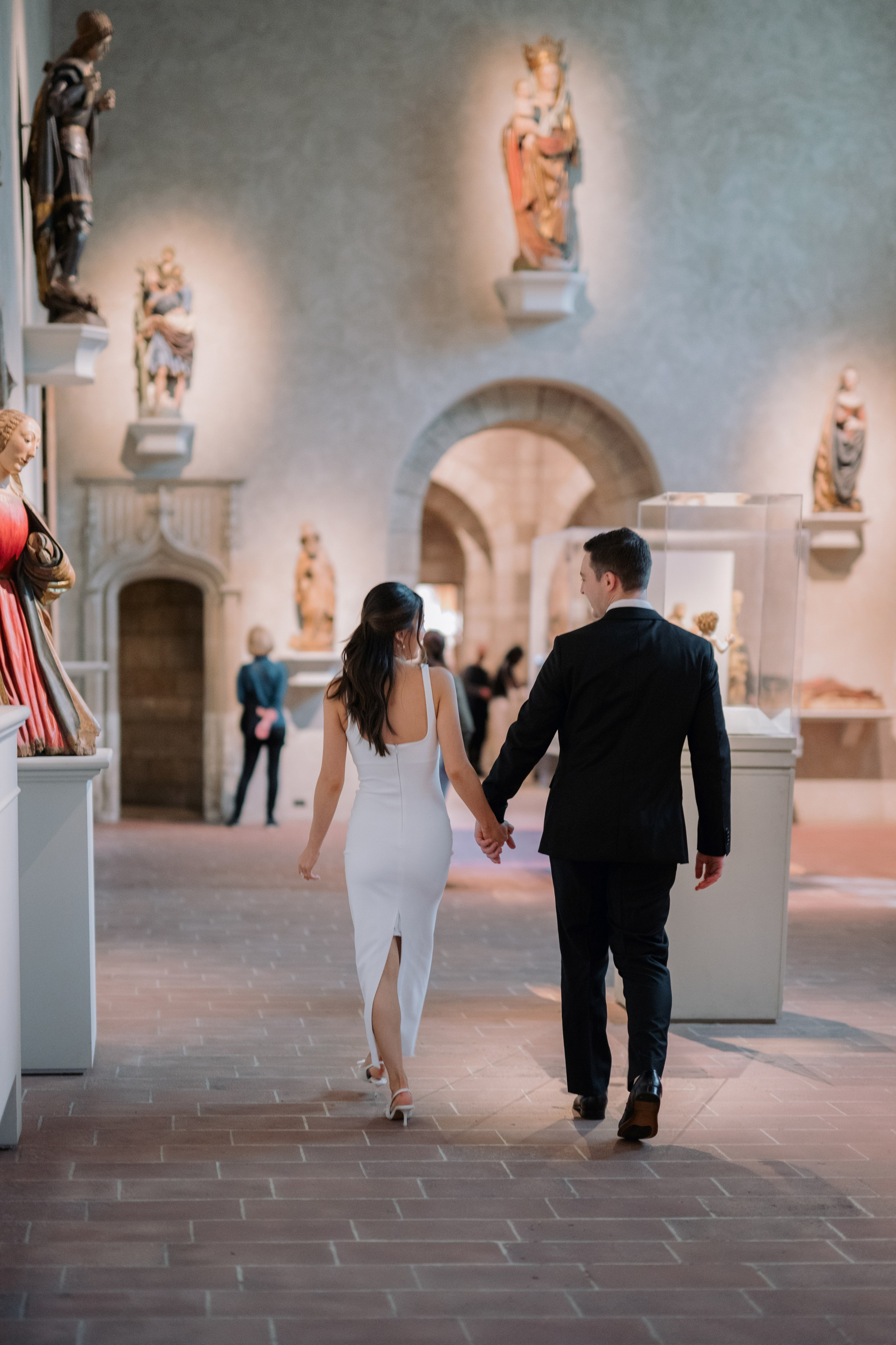 Jennifer & John. Engagement Photoshoot at The Cloisters, Fort Tryon Park